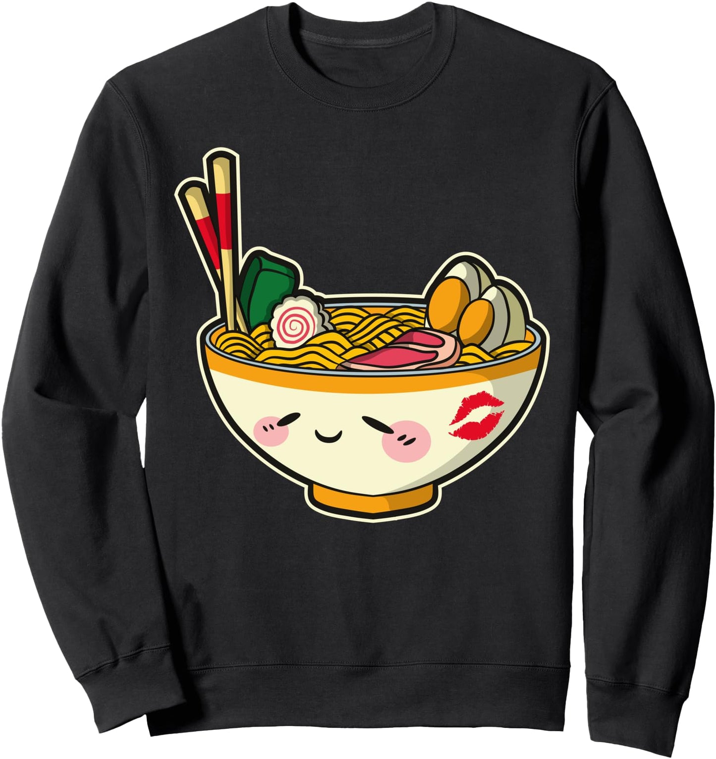 Japanese Anime Kawaii Ramen Noodles Bowl Sweatshirt