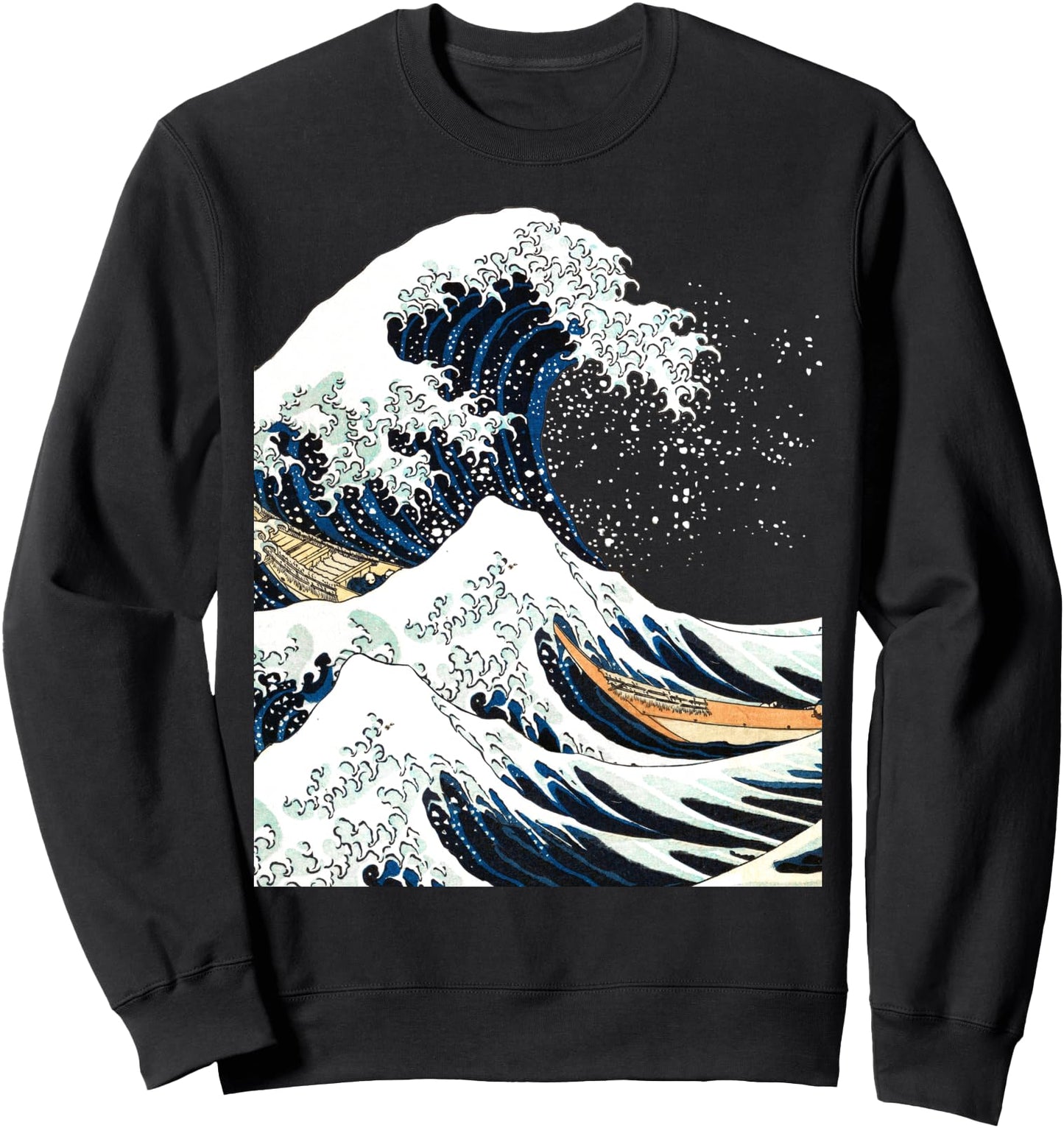 The Great Wave off Kanagawa Hokusai Japanese Art Sweatshirt