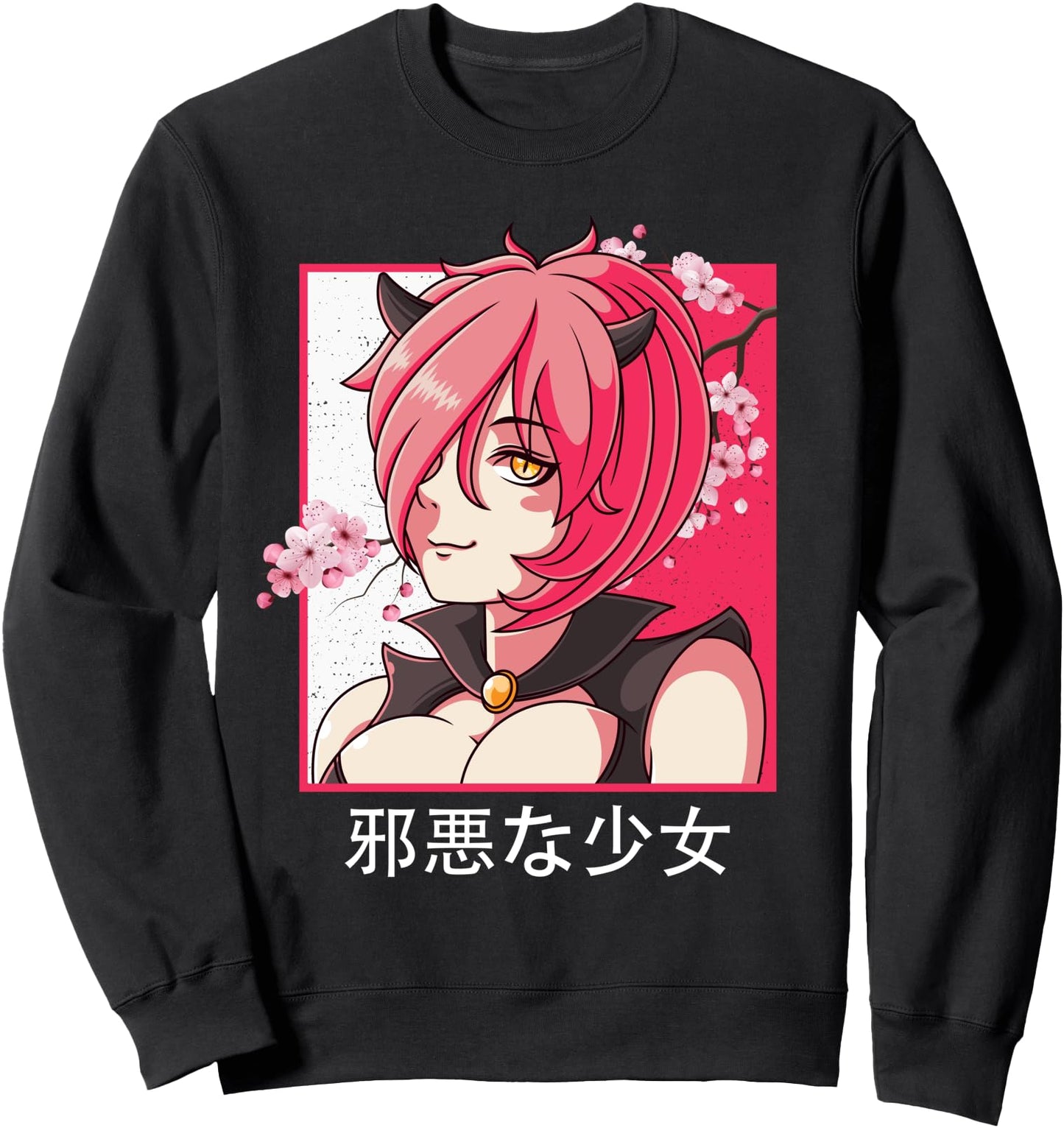 Anime Girl Punk Evil Girl Pastel Menhera Kawaii Japanese Sweatshirt