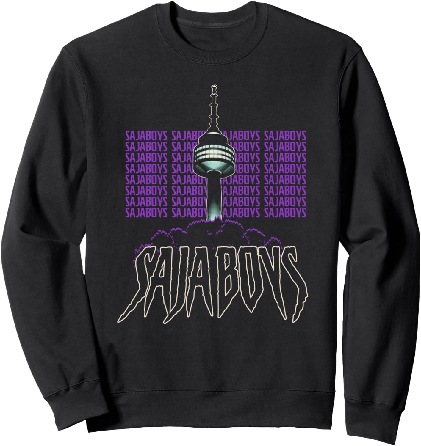 KPop Demon Hunters Halloween Saja Boys Namsan Tower Sweatshirt