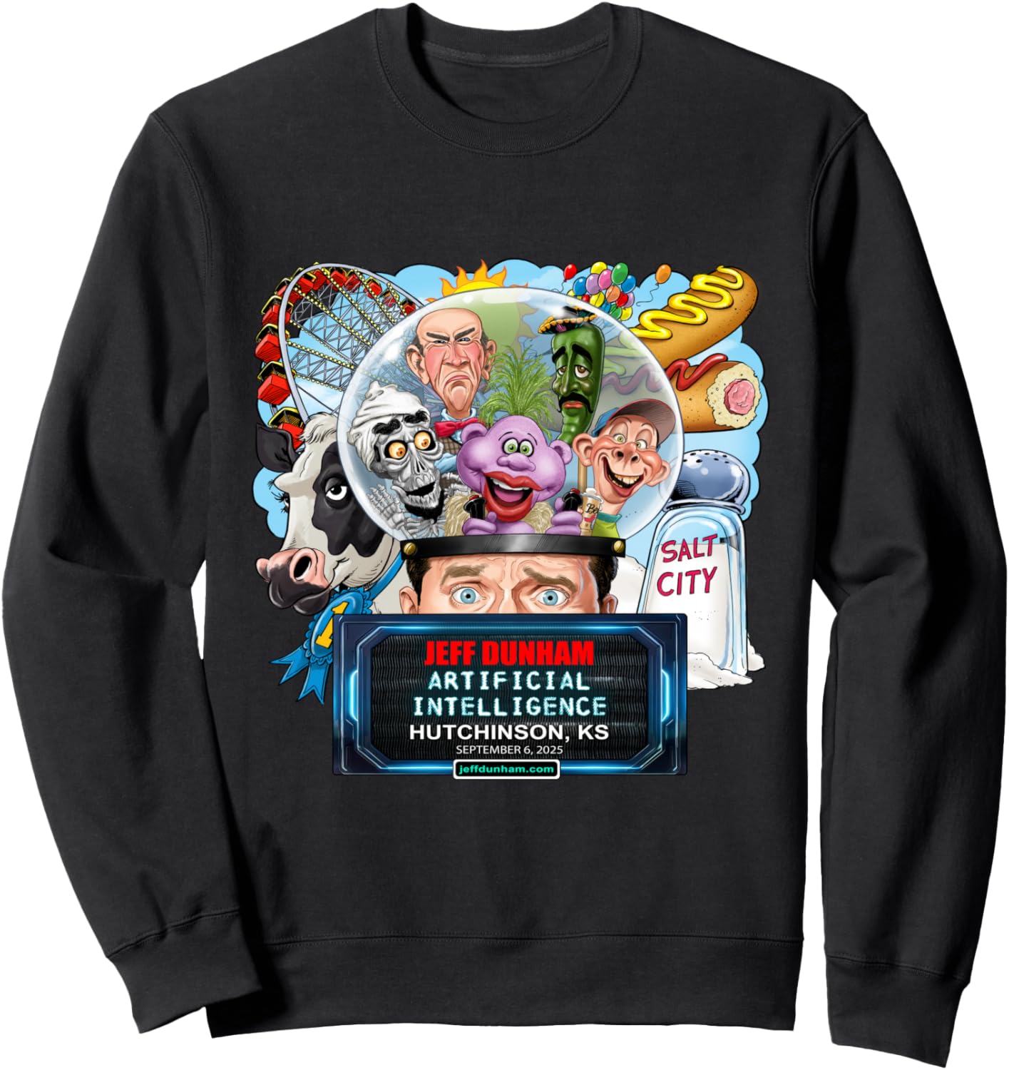 Jeff Dunham Hutchinson, KS (2025) Sweatshirt