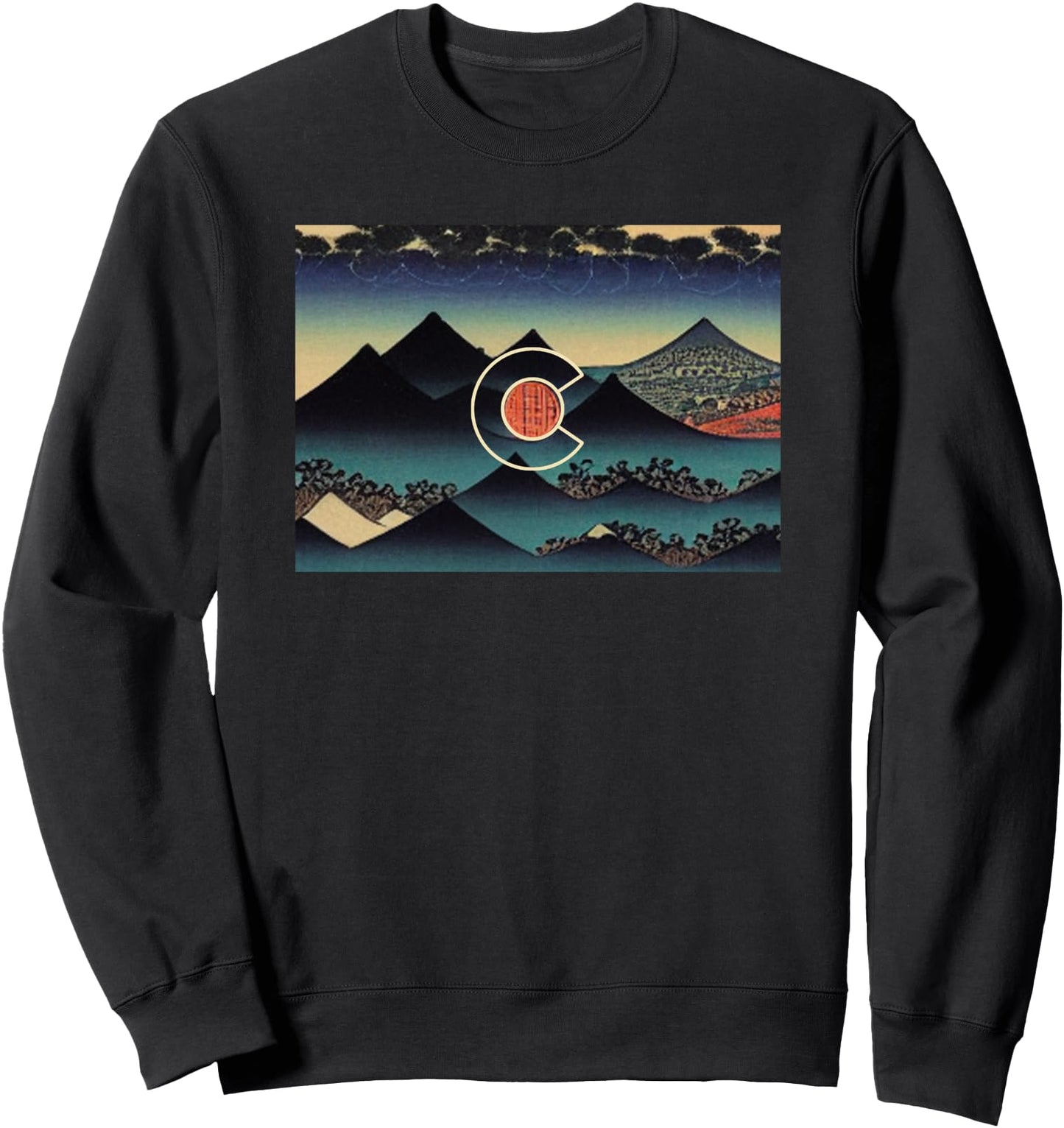 Colorado Gifts by MCMA Japanese Style Colorado Apparel Sweatshirt