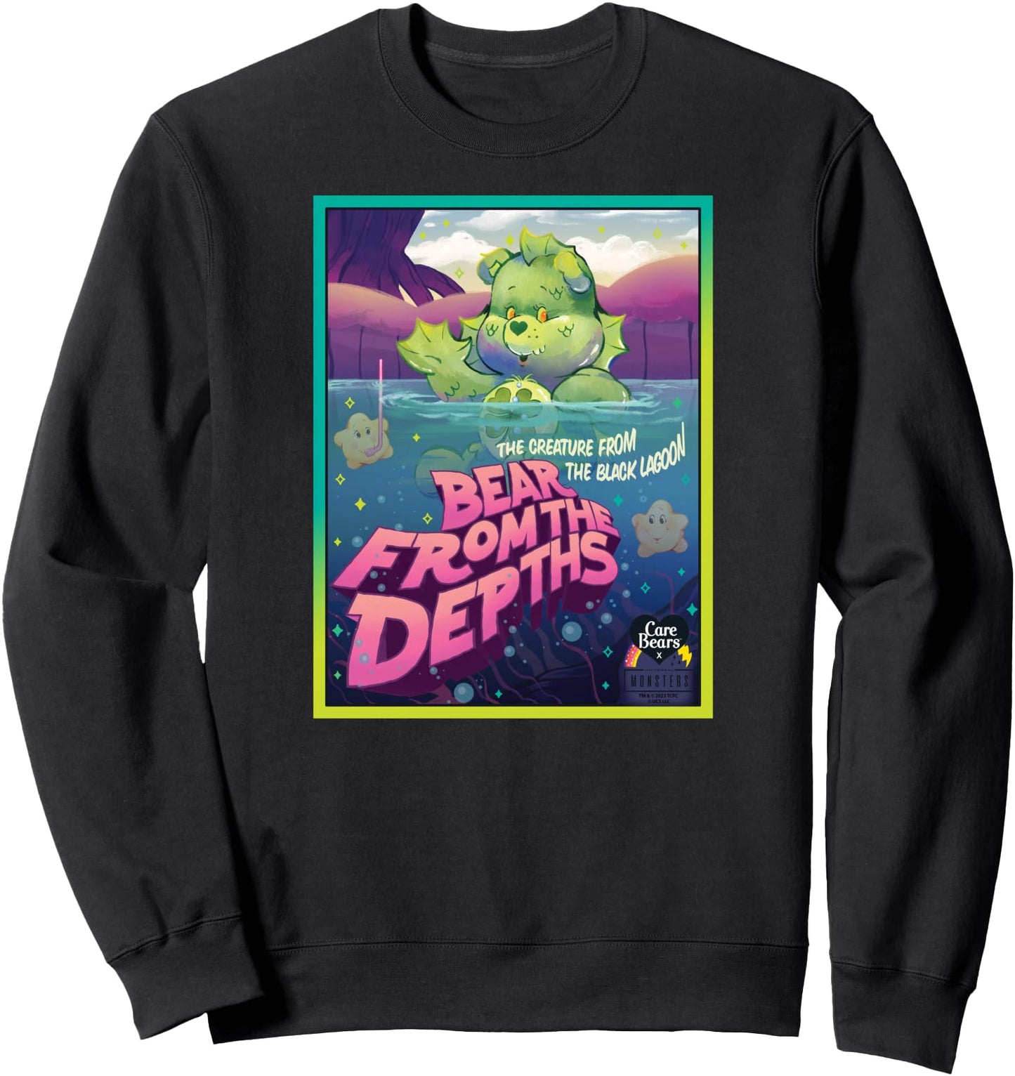 Care Bears x Universal Monsters Good Luck Bear Creature Sweatshirt