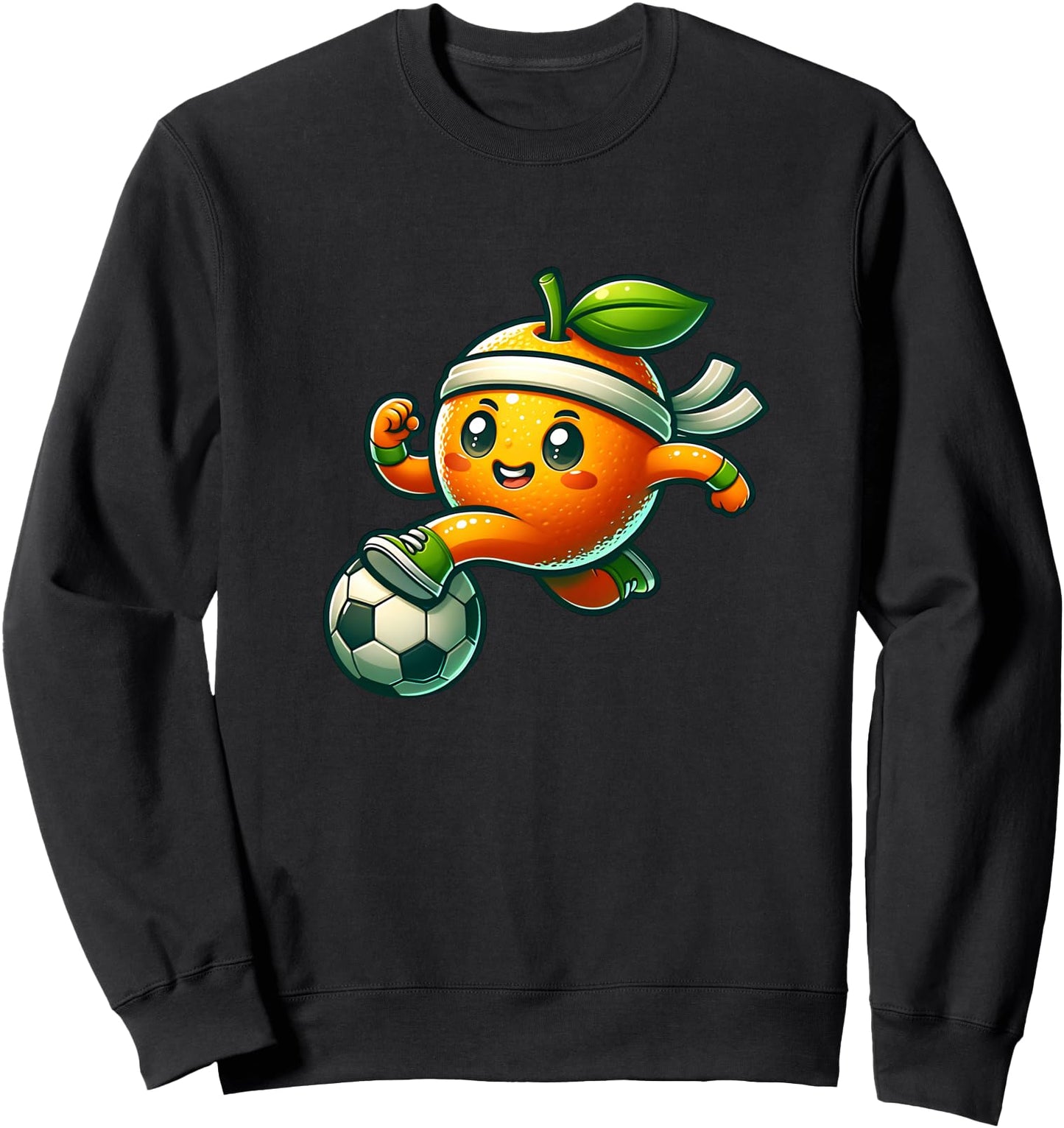 Soccer Orange Runner Cute Football Citrus Hero Sweatshirt
