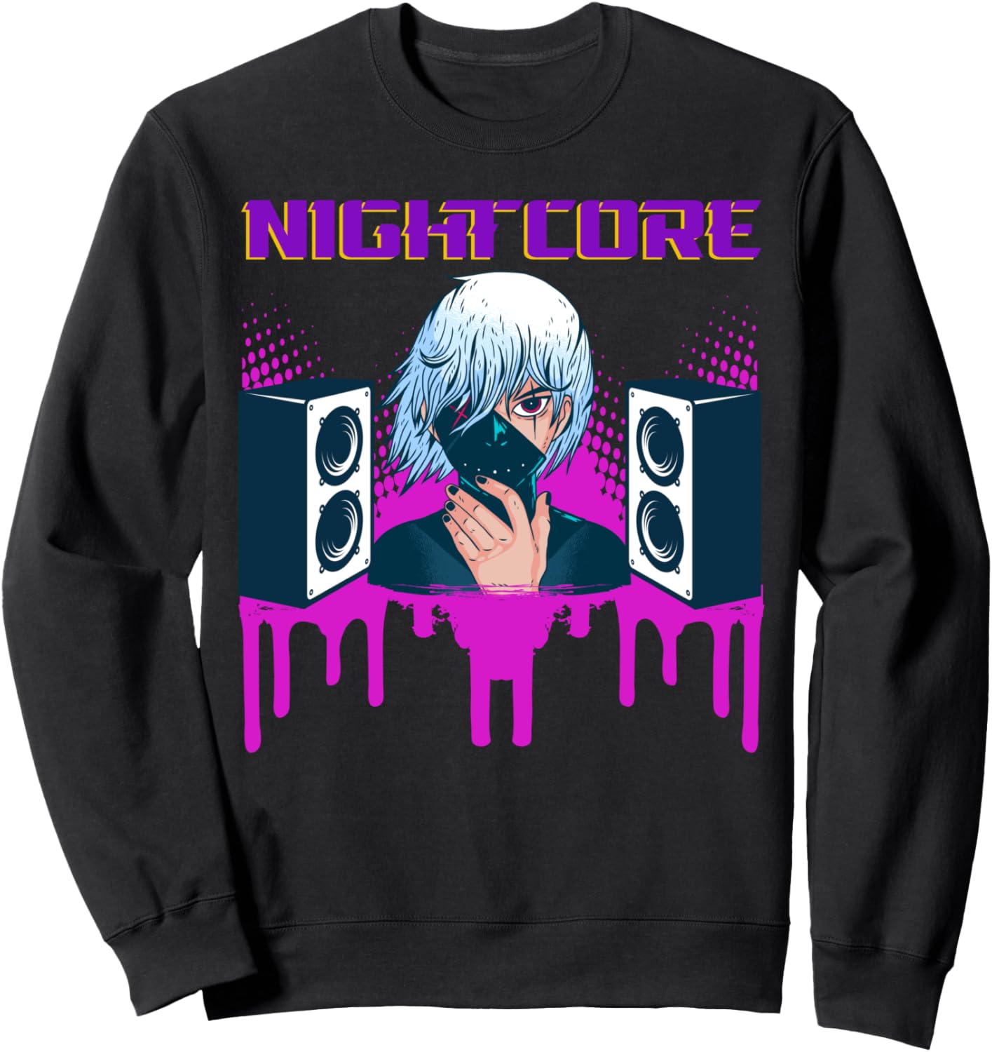 Manga nightcore music and Japanese equals love anime Sweatshirt
