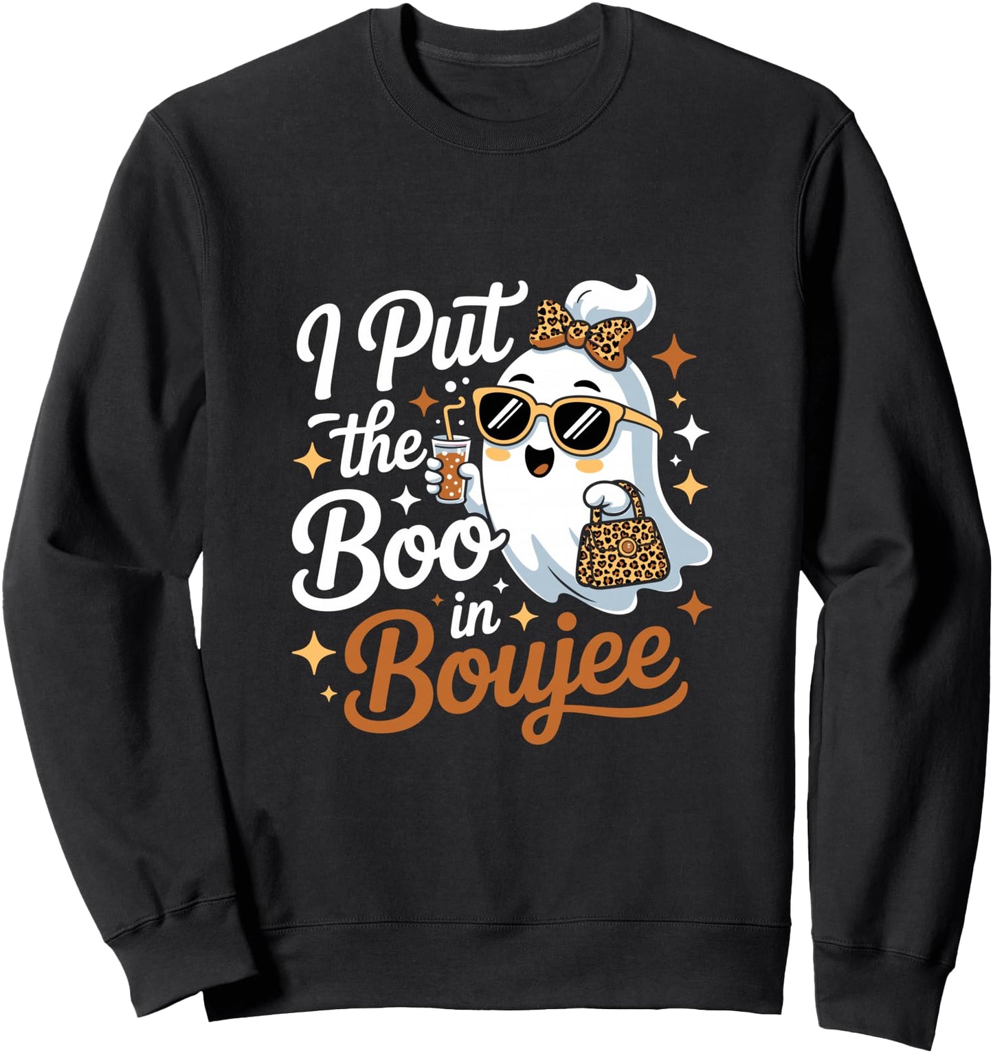 I Put The Boo in Boujee Halloween for Coquette Spooky Season Sweatshirt
