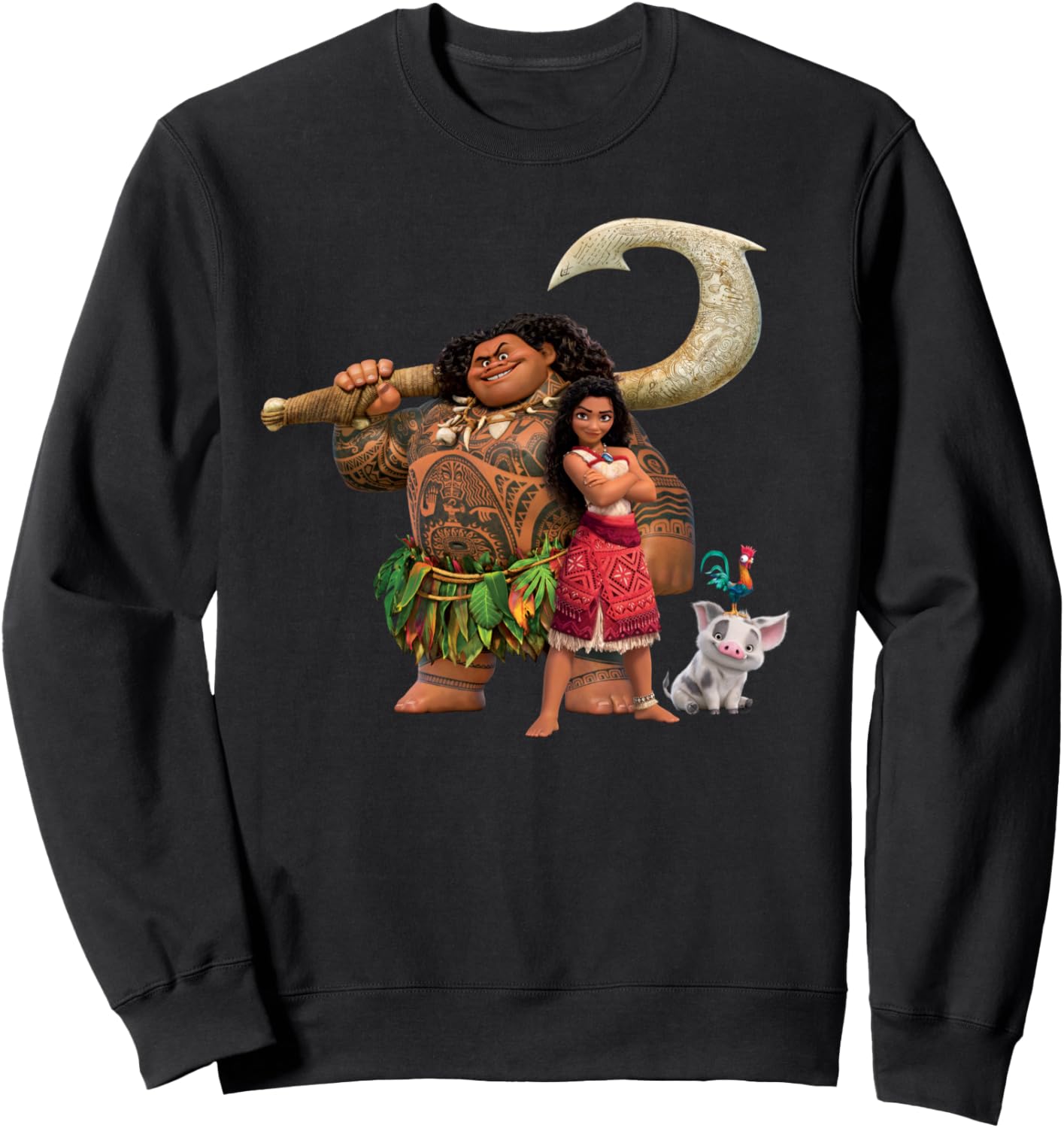 Disney Moana 2 Maui Pua Heihei Ready for a New Adventure Sweatshirt