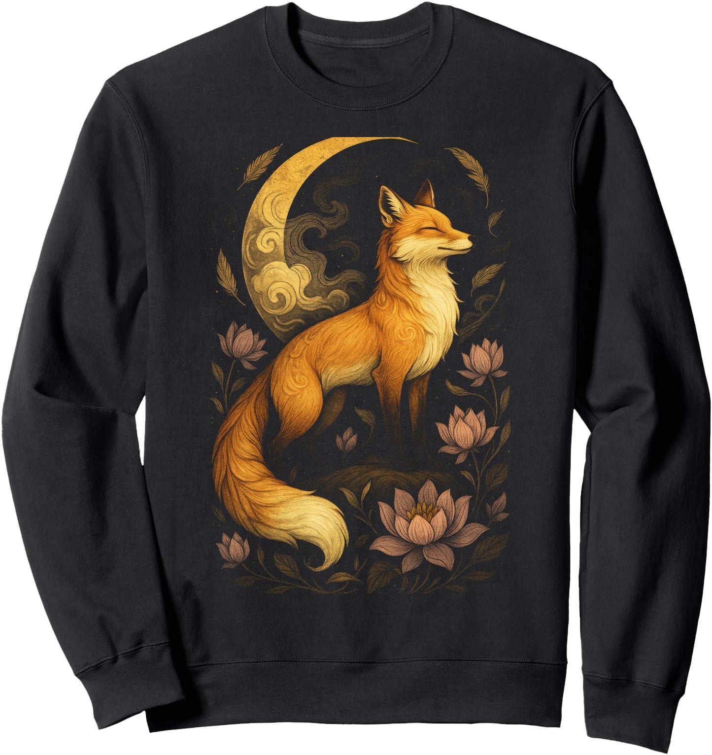 Myth Kitsune Nine Tailed Fox Japanese Mythology Sweatshirt
