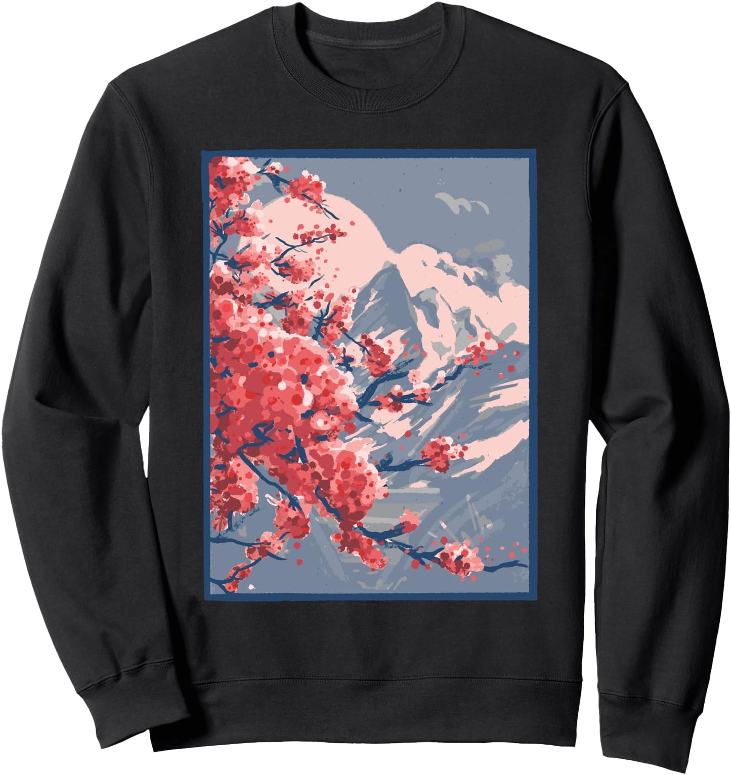Japanese Cherry Blossom Japanese Art Print Sweatshirt