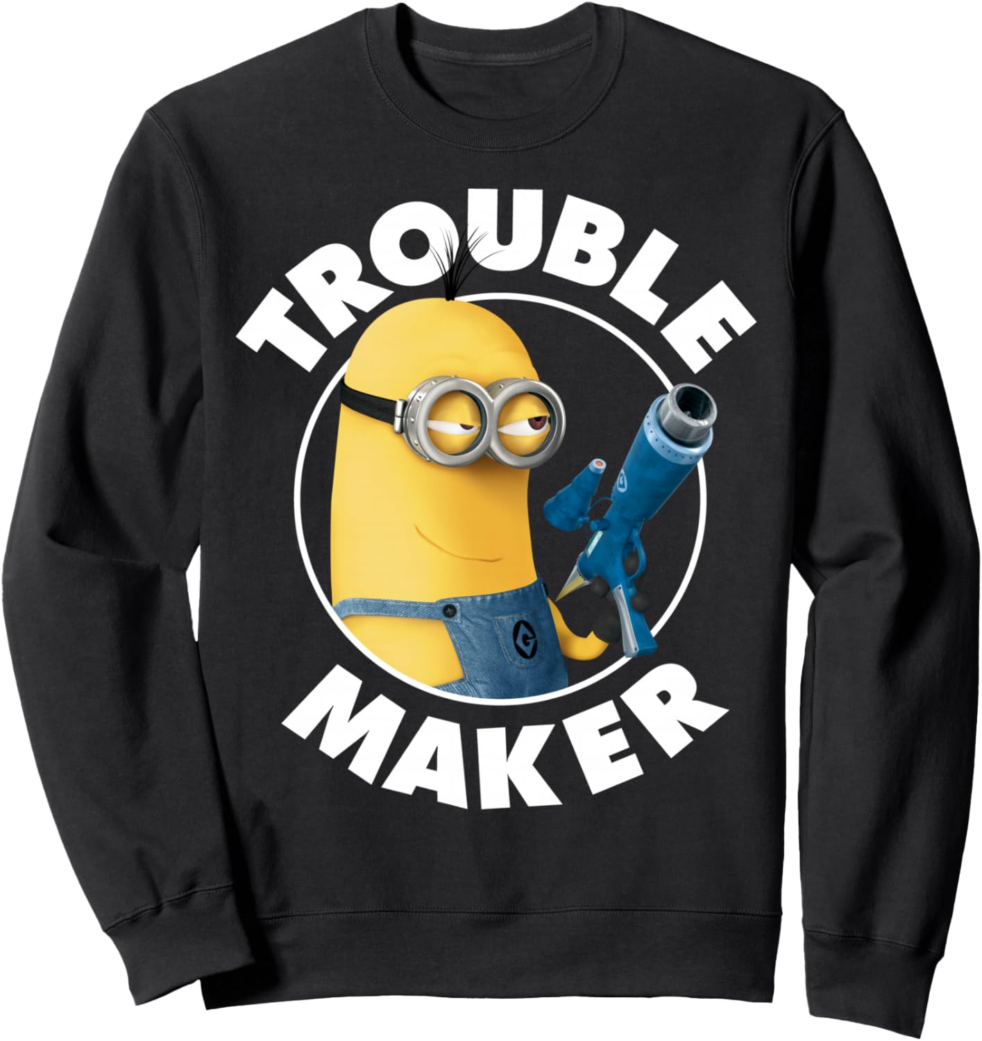 Despicable Me Minions Trouble Maker Mischievous Smile Sweatshirt