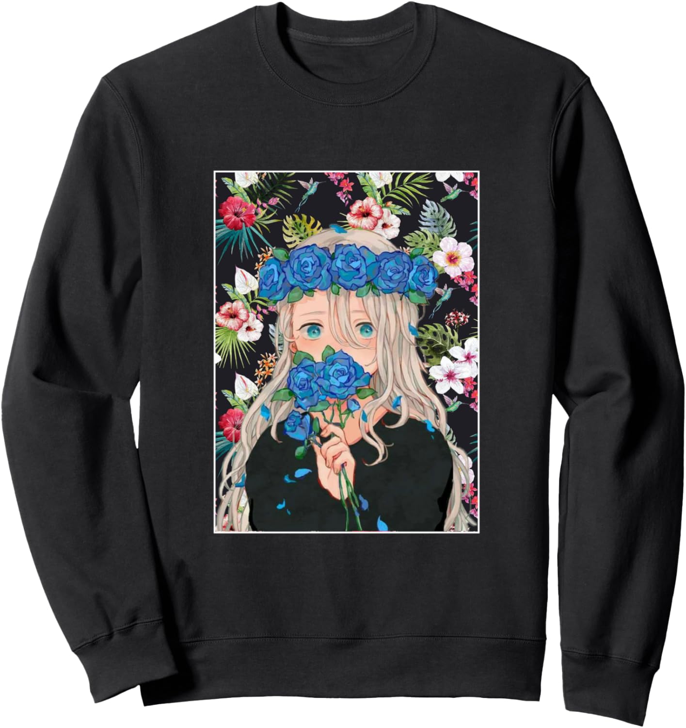 Anime Girl Japanese Aesthetic anime Otaku Sweatshirt