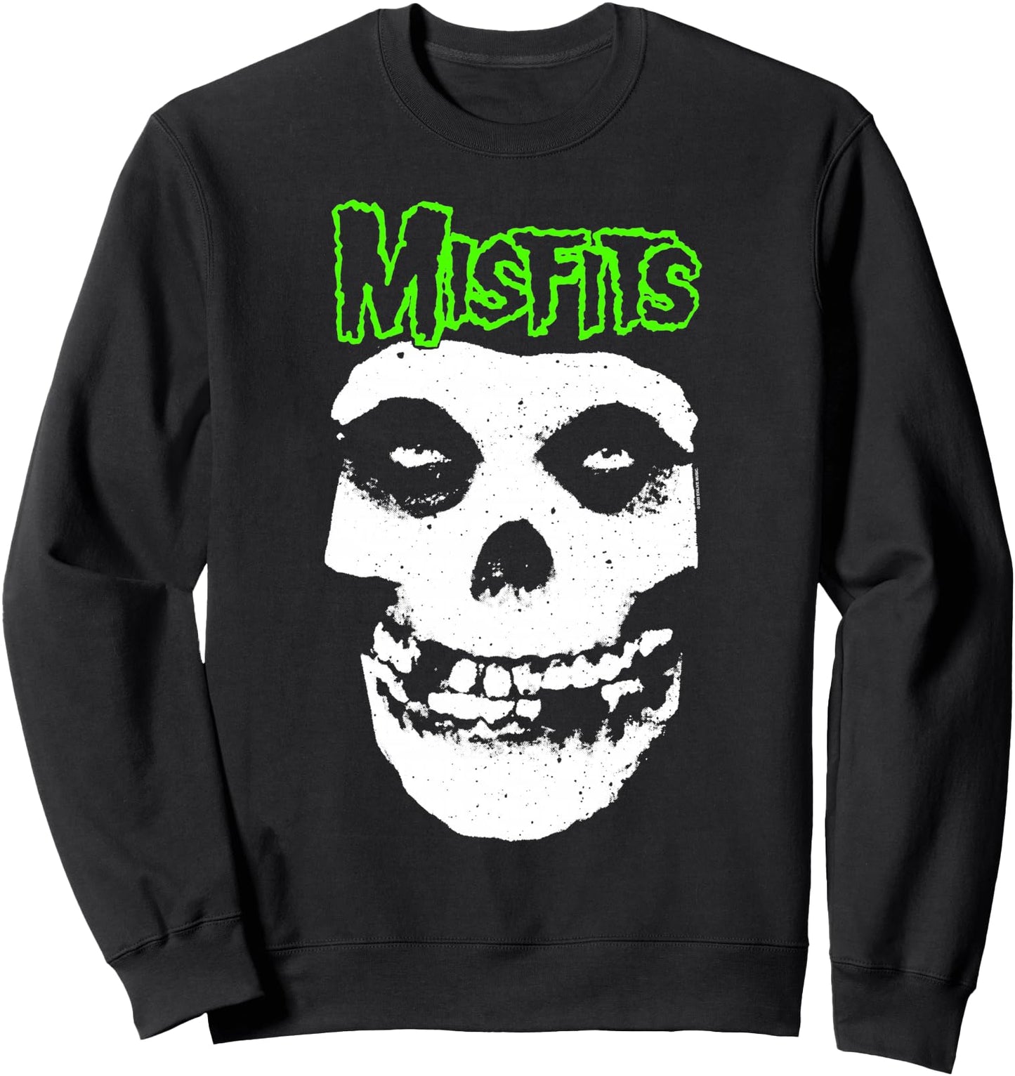 Misfits - Green Skull Logo Sweatshirt