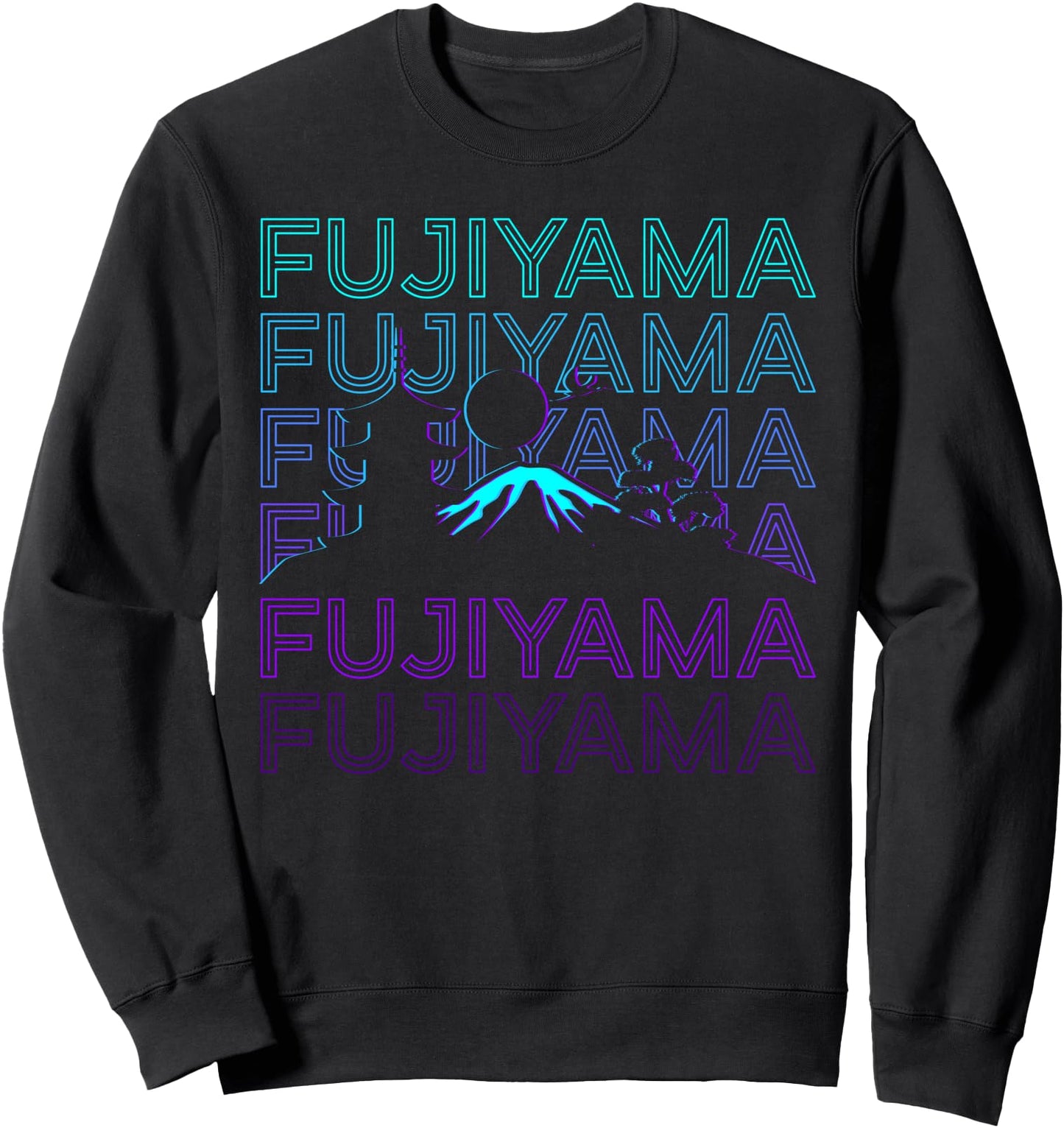 Mt Fuji Fujiyama Fuji San Japanese Fuji Mountain Retro Sweatshirt