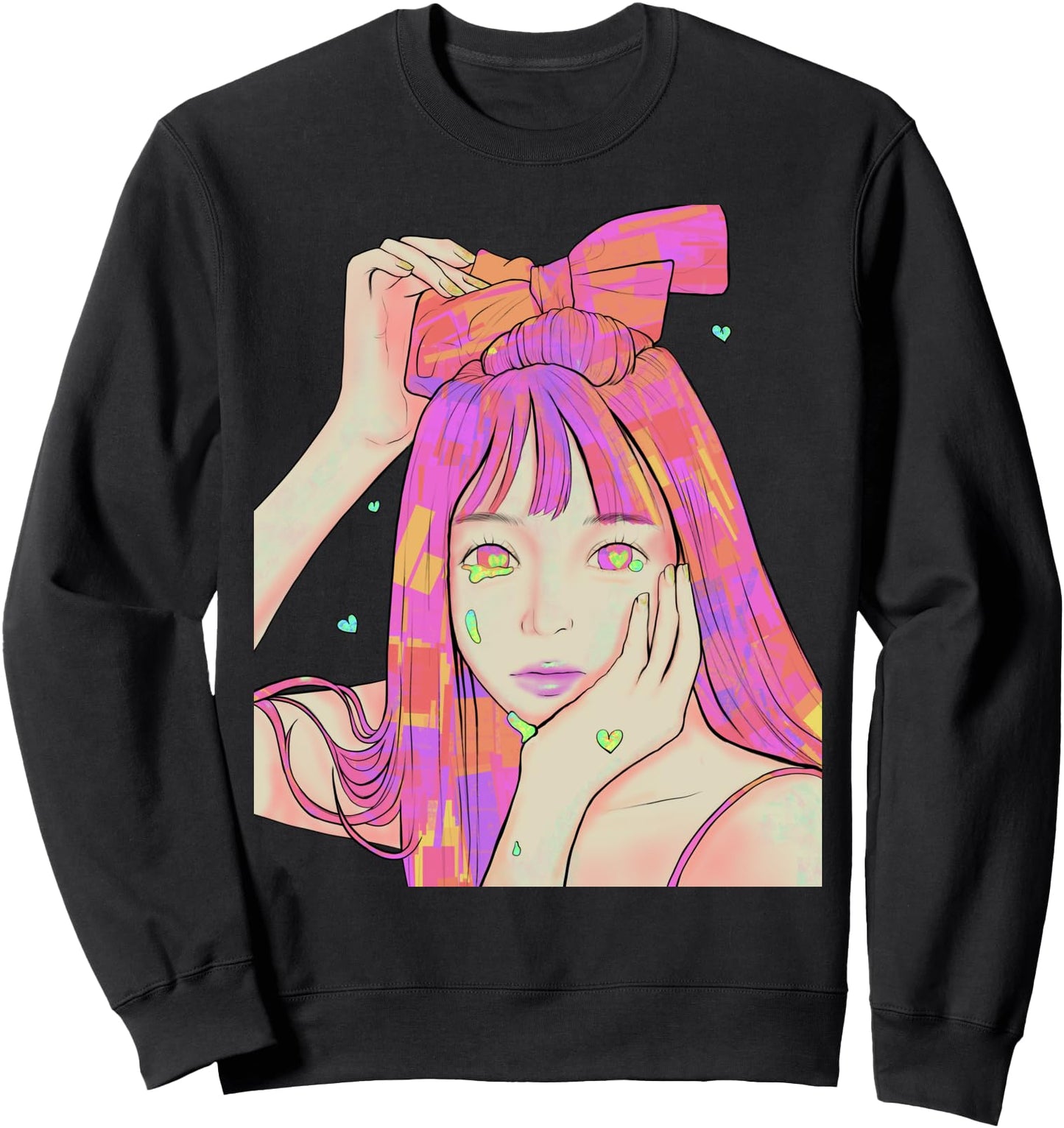 Sad Girl Japanese Anime Girl Sweatshirt