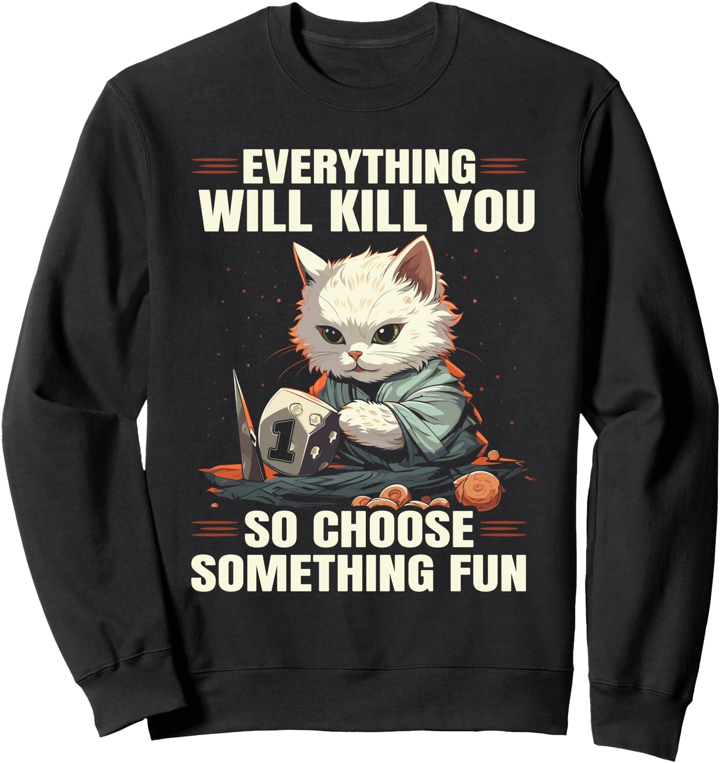 RPG Gaming Role Playing D20 Tabletop Games Funny RPG Gamer Sweatshirt