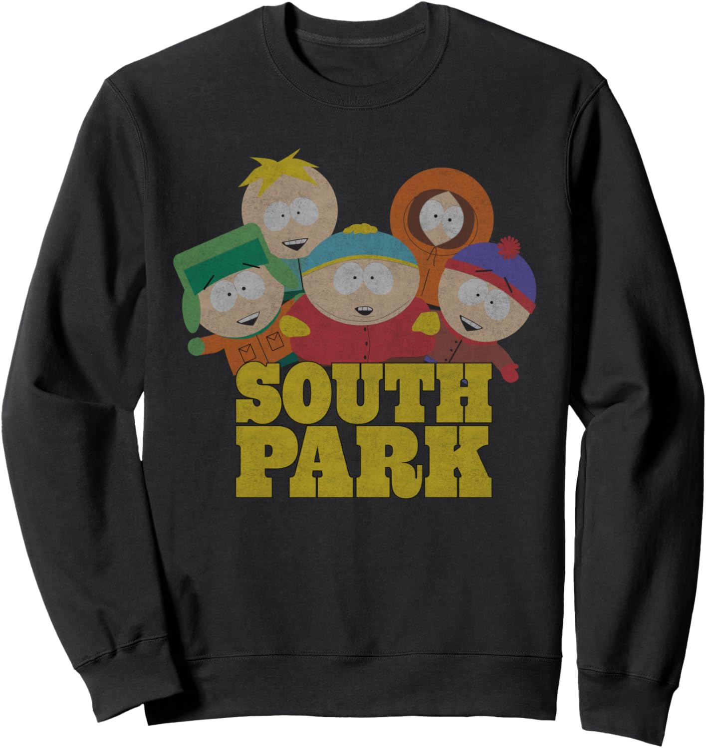 South Park Distressed Kenny, Cartman, Kyle, Stan, & Butters Sweatshirt