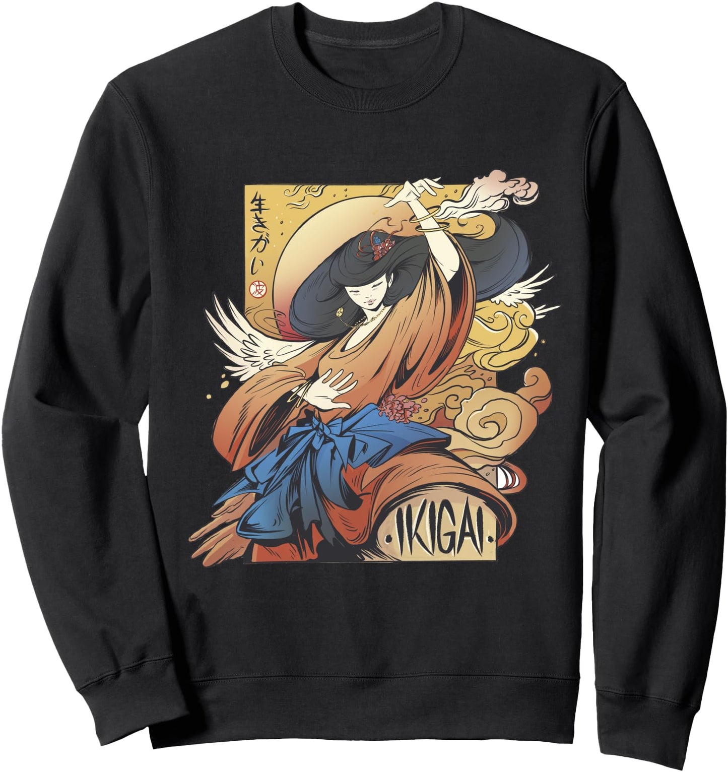 Japanese Spiritual Girl Ikigai Sweatshirt
