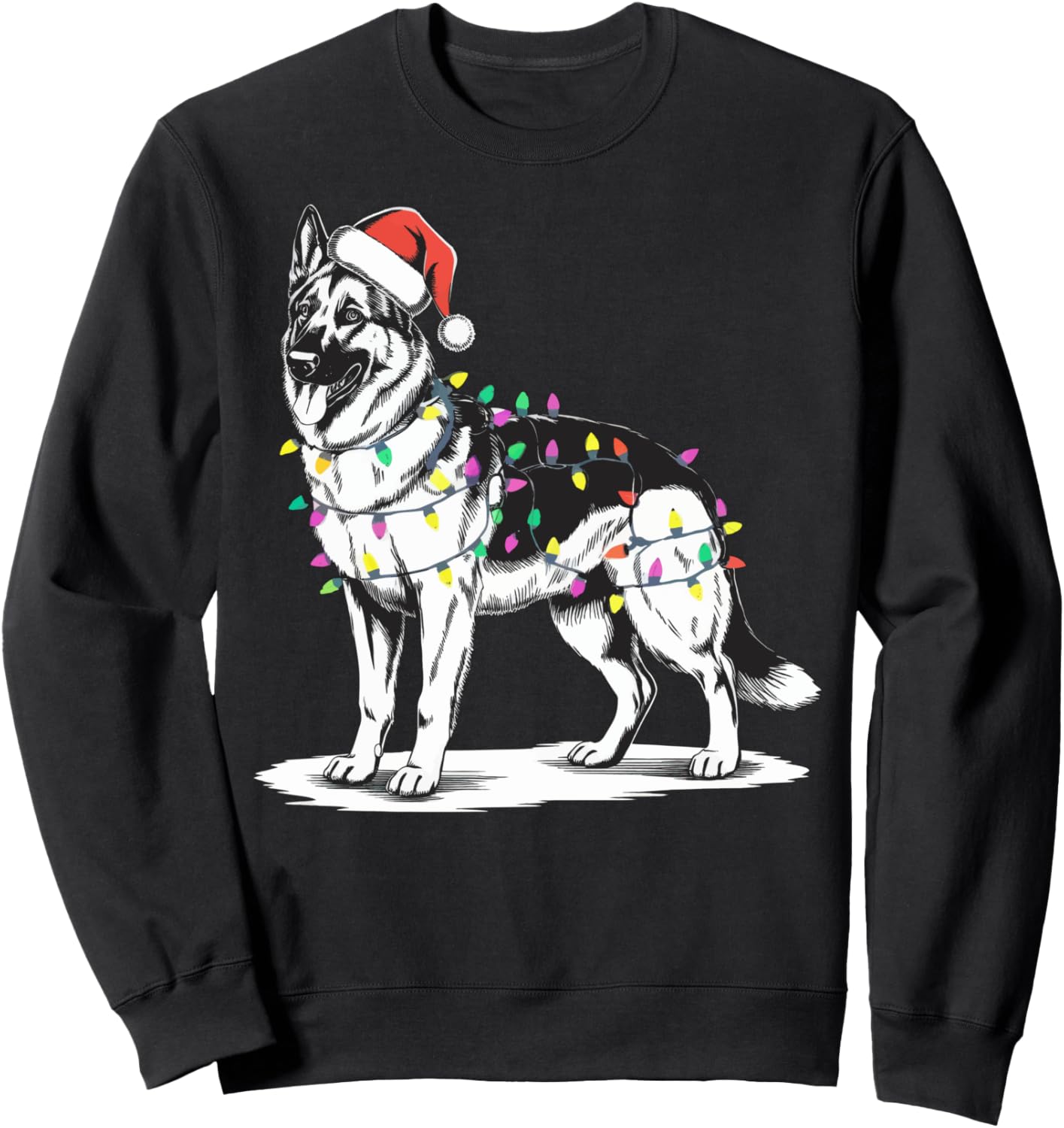German Shepherd Christmas Holiday Season Sweatshirt