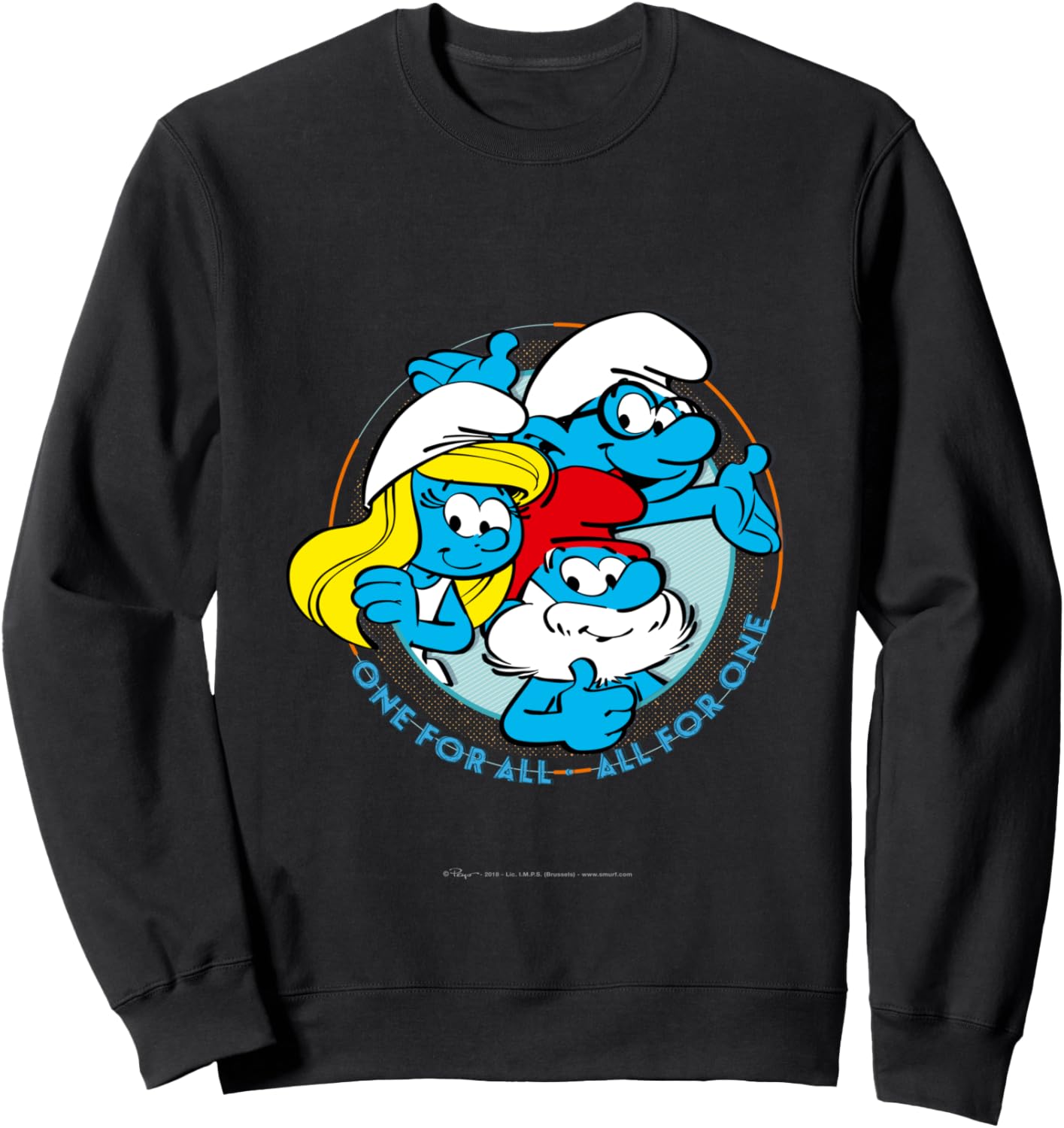 The Smurfs - One for all Smurfs Sweatshirt