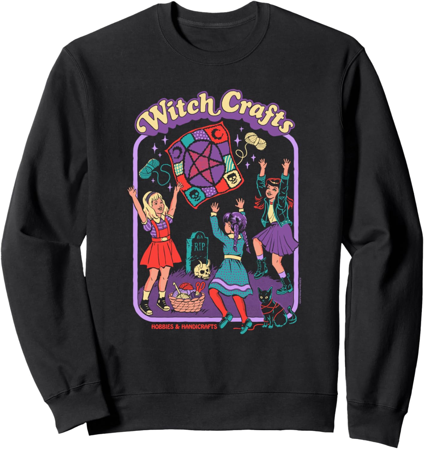 Steven Rhodes Witch Crafts Hobbies & Handicrafts Dark Humor Sweatshirt
