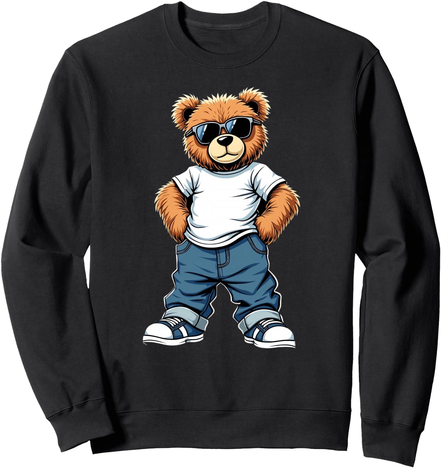 Cool Teddy Bear Graphic Men Women Boy Girl Teddy Sweatshirt