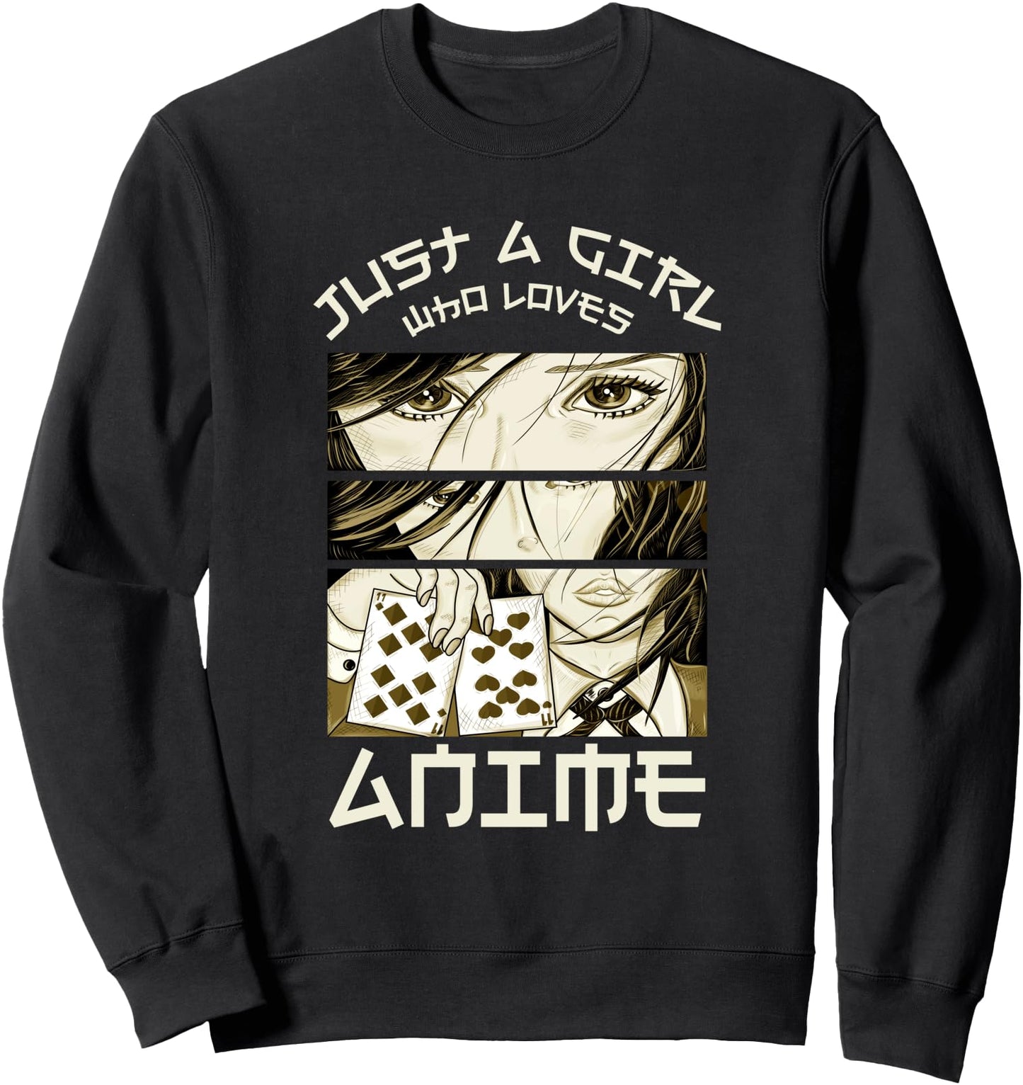Just A Girl Who Loves Anime & Sketching Japanese Manga Anime Sweatshirt