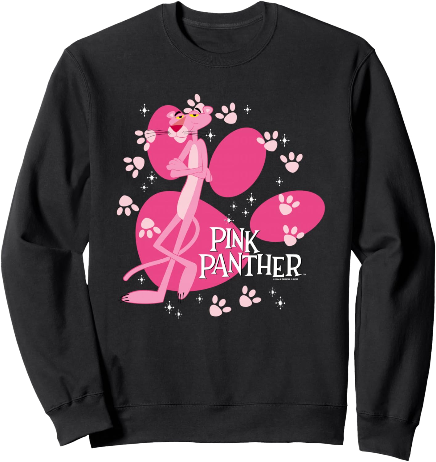 Pink Panther Walk all Over Sweatshirt
