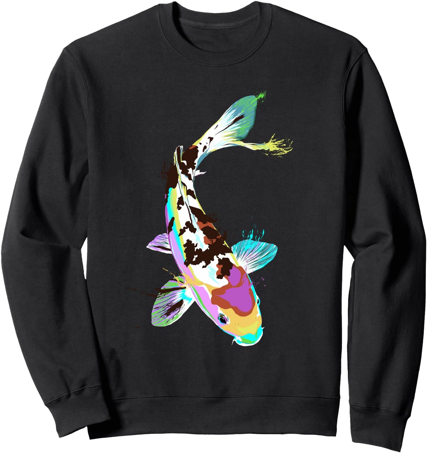 Splash Japanese Fish Nishikigoi Carp Koi Sweatshirt