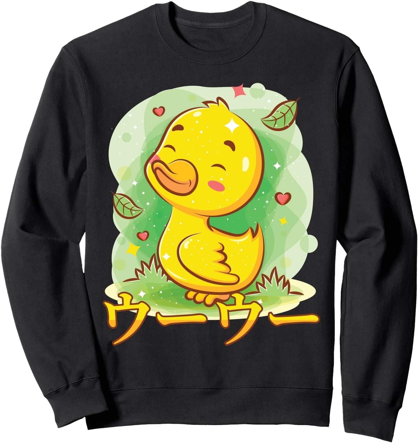 Cute Kawaii Anime Duck - Uwu - Japanese Aesthetics - Otaku Sweatshirt