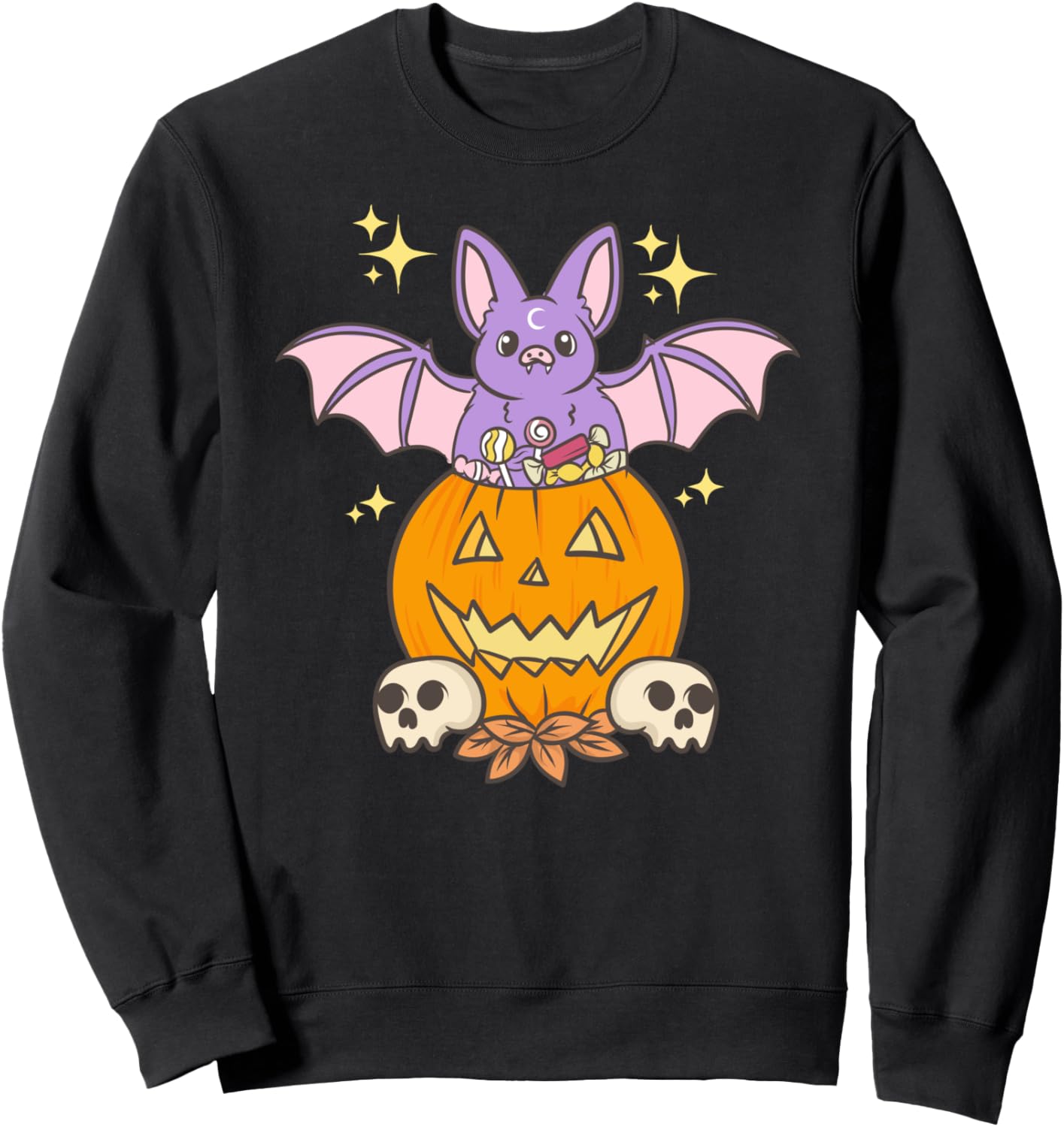 Cute Pastel Goth Kawaii Anime - Bat Bats - Japanese Sweatshirt