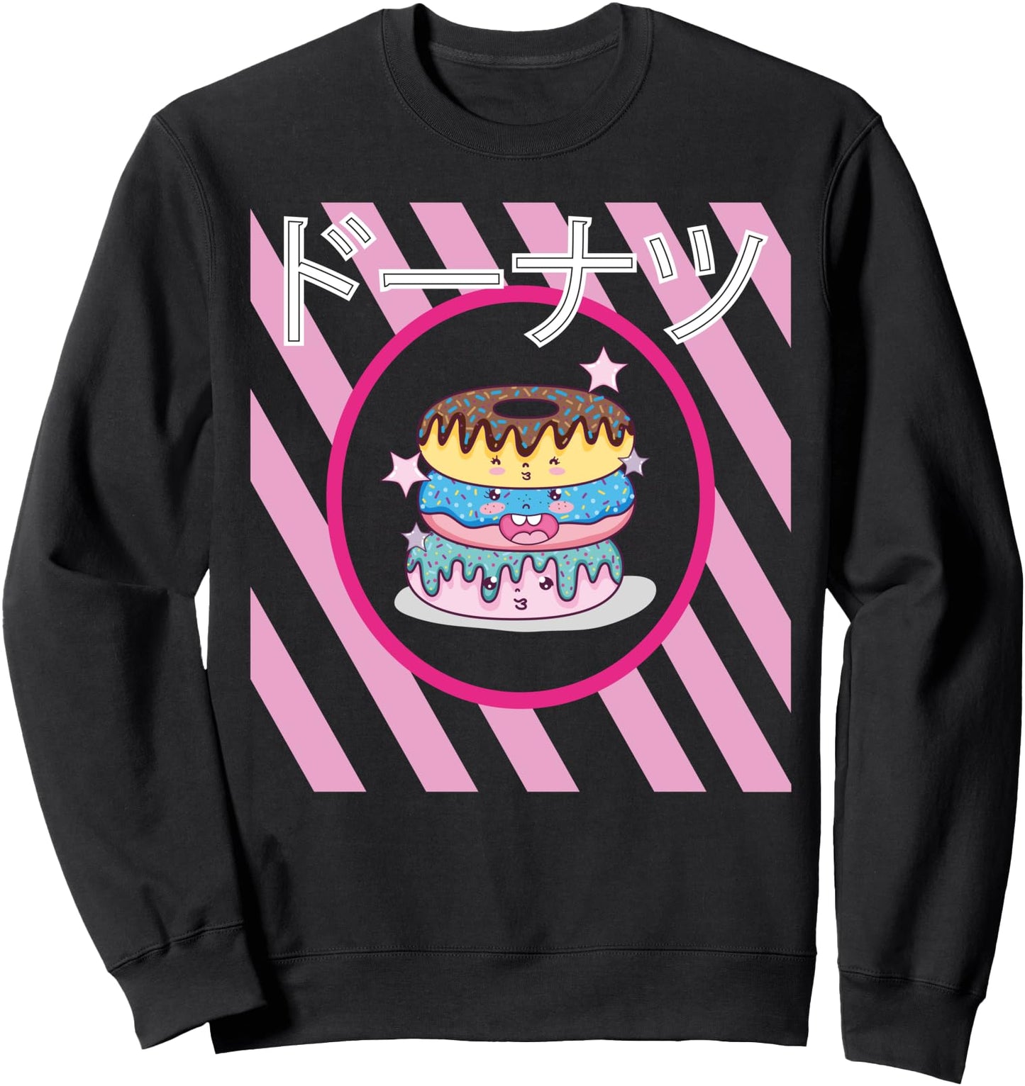 90's Japanese Kawaii Donuts Sweatshirt