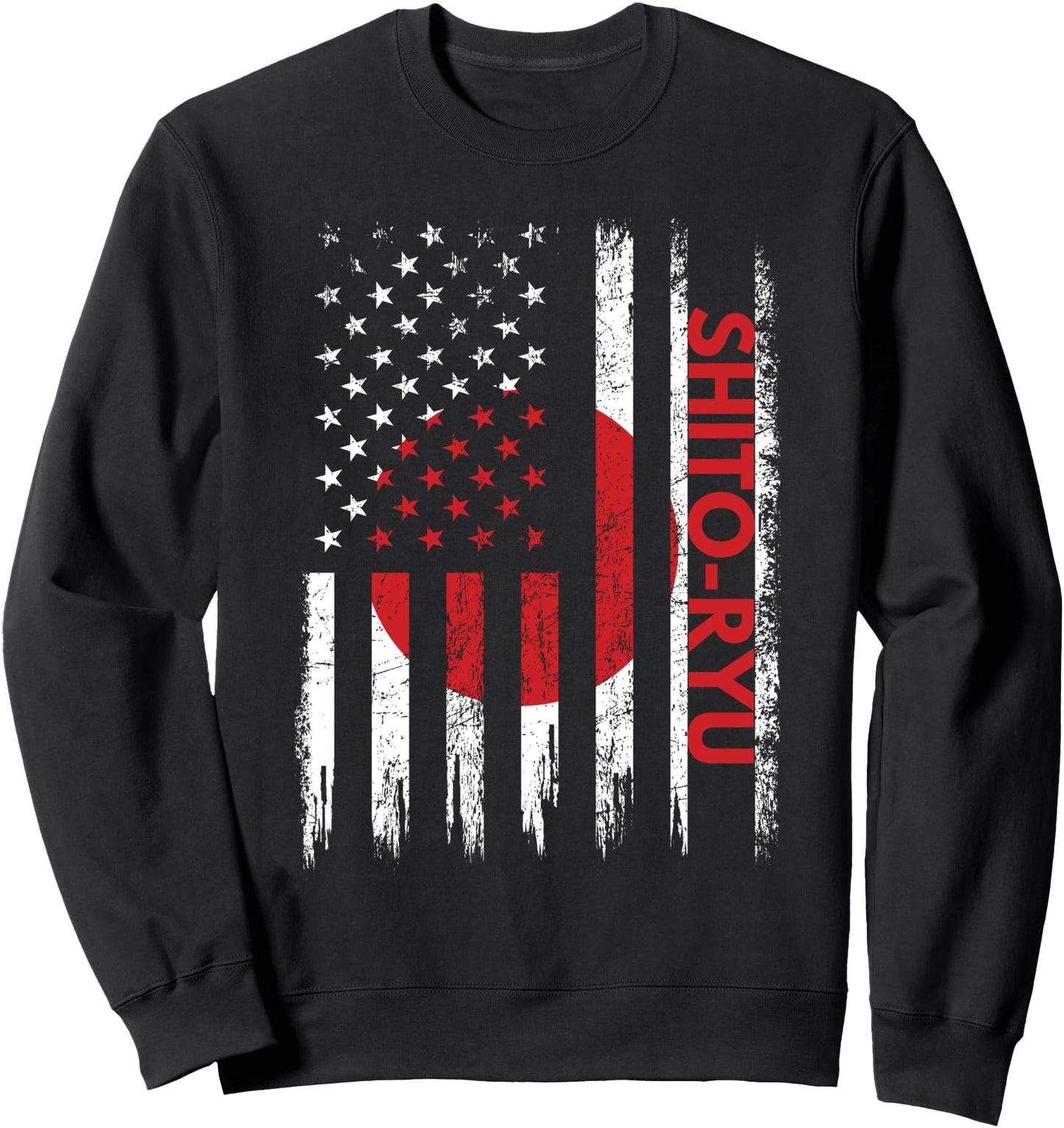 Shito-Ryu Karate Martial Arts Training Japanese Flag Sweatshirt