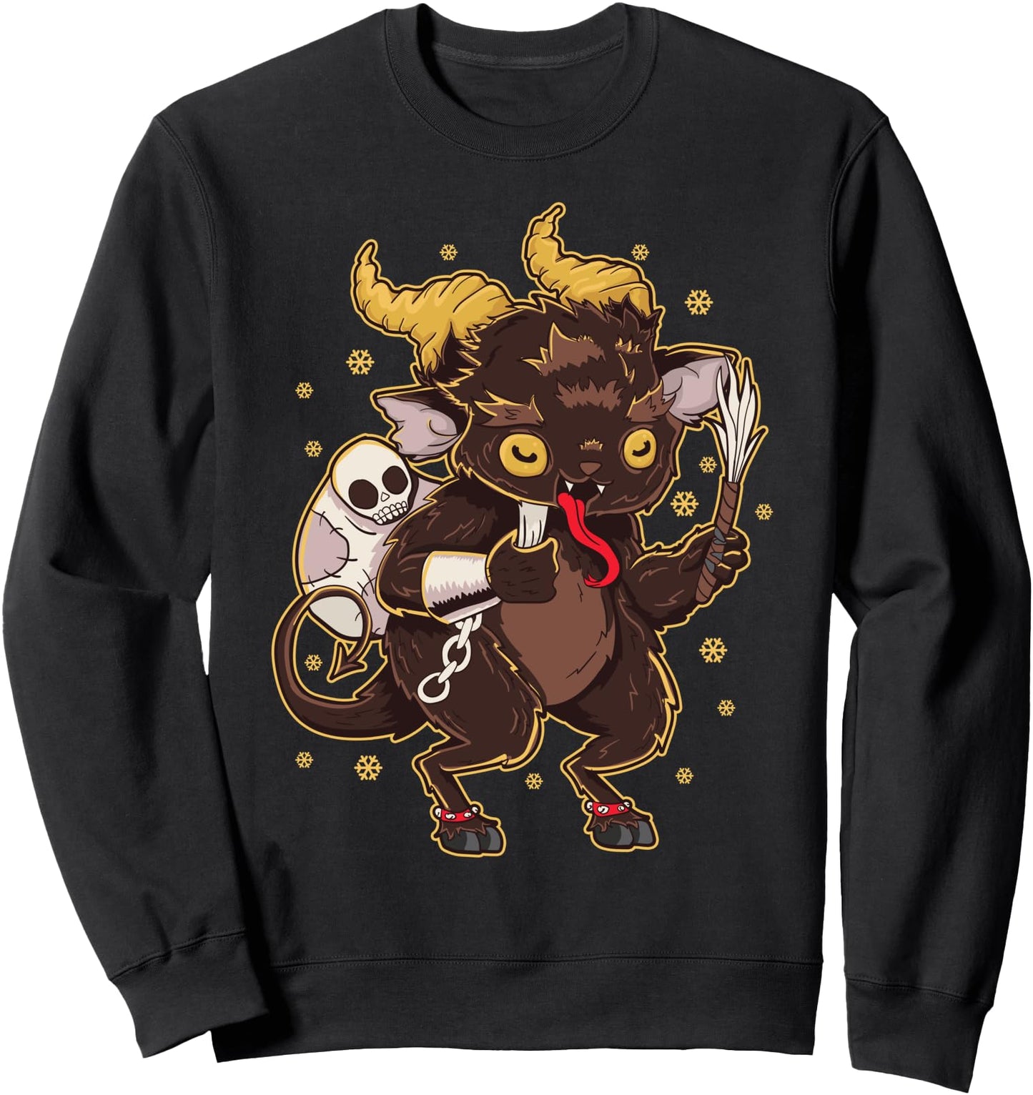 Krampus Kawaii Japanese Christmas Horror Humor Sweatshirt