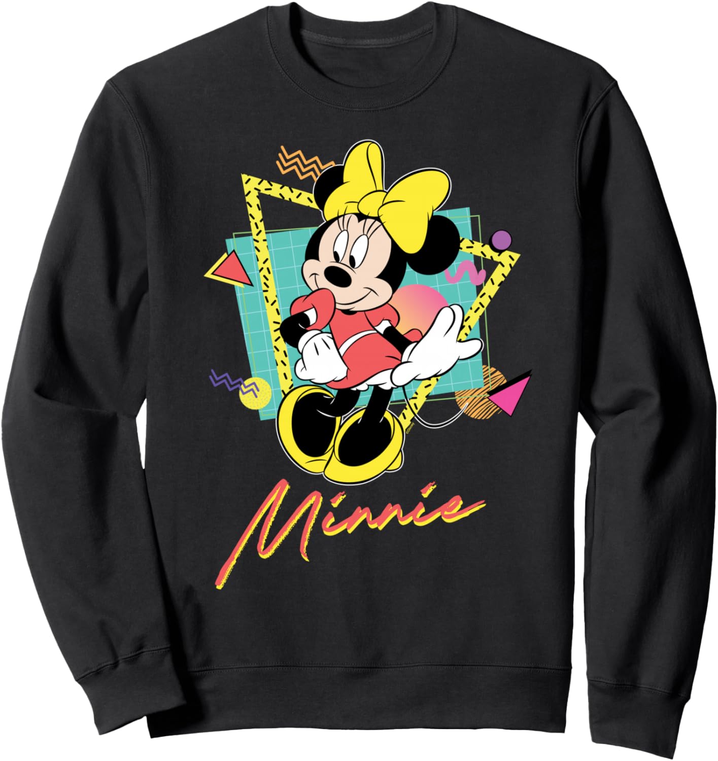 Disney Minnie Mouse Retro \u201990s Couples Matching Valentine\u2019s Sweatshirt