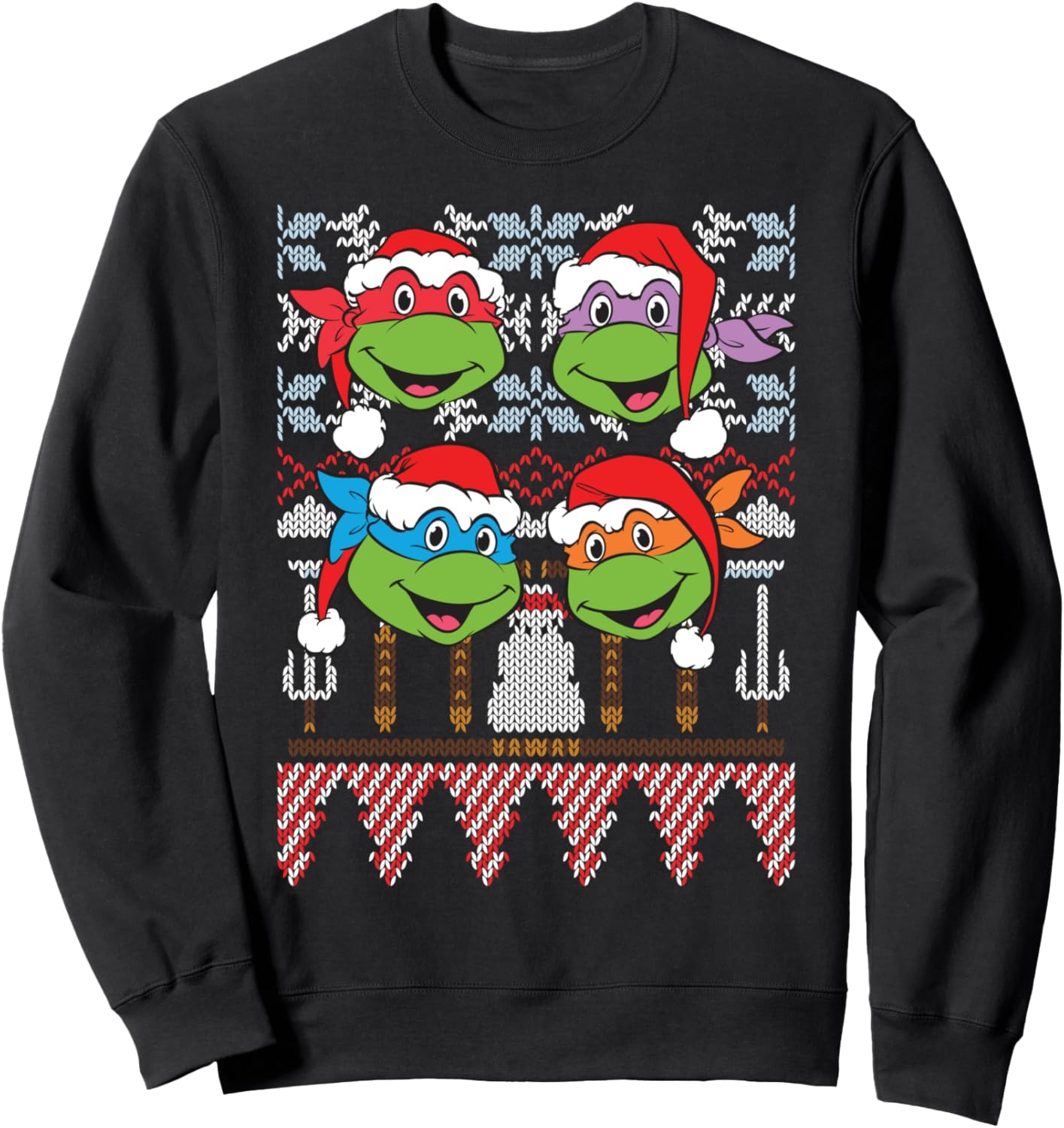 TMNT Ugly Xmas Sweaters All Turtles Sweatshirt