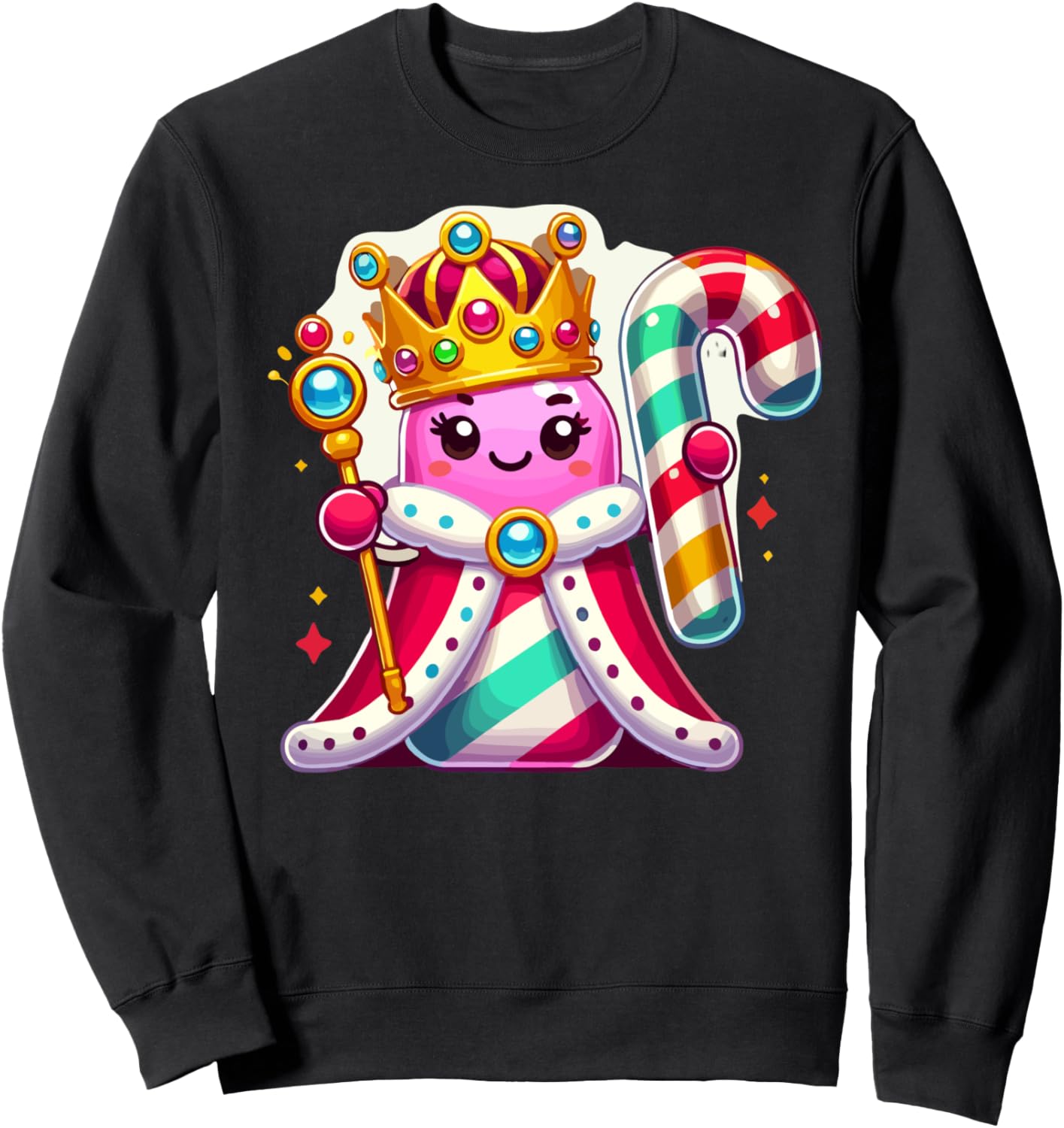 Giant Candy Land Game Crew Candy Land Costumes Adult Women Sweatshirt