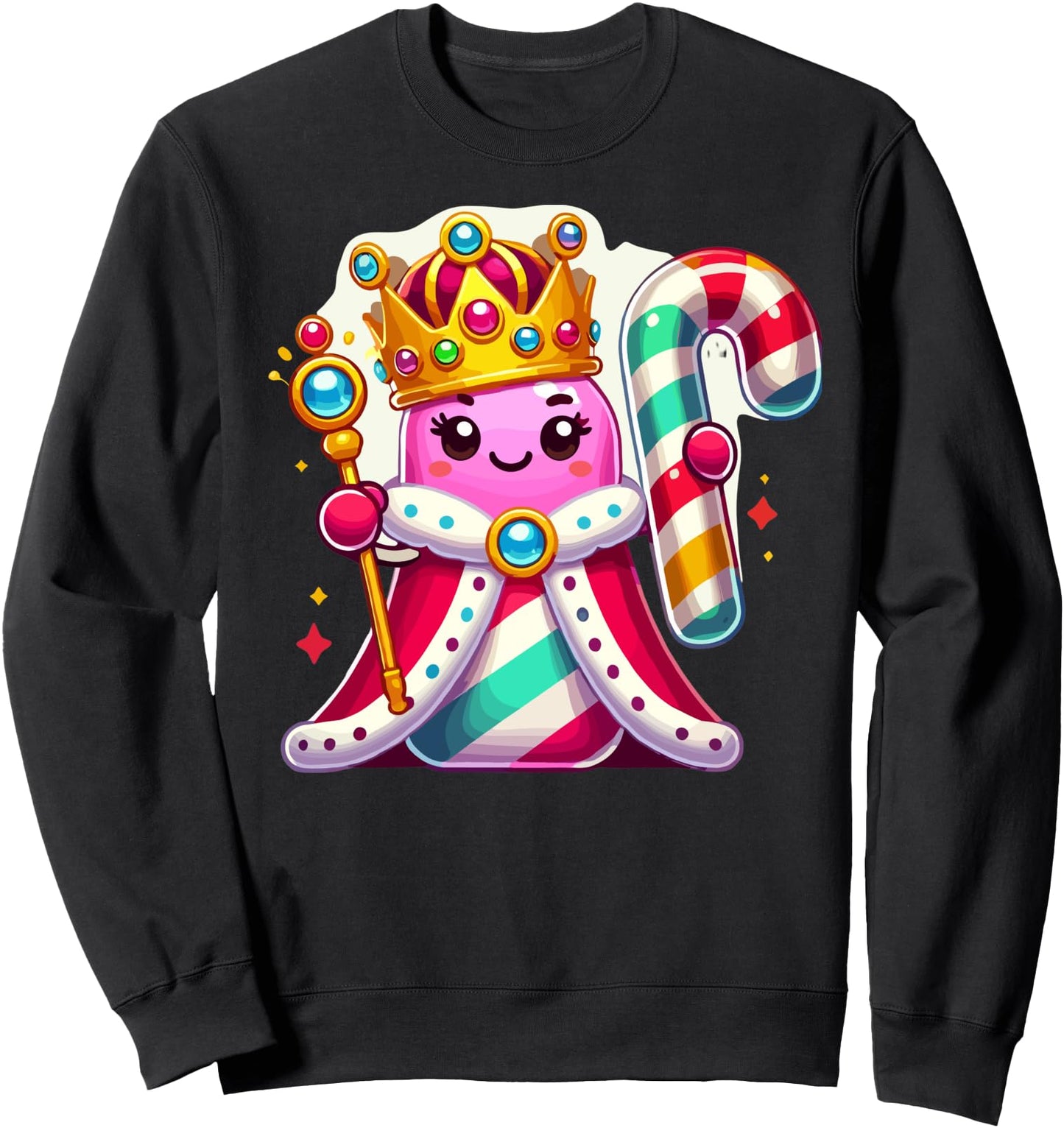Giant Candy Land Game Crew Candy Land Costumes Adult Women Sweatshirt