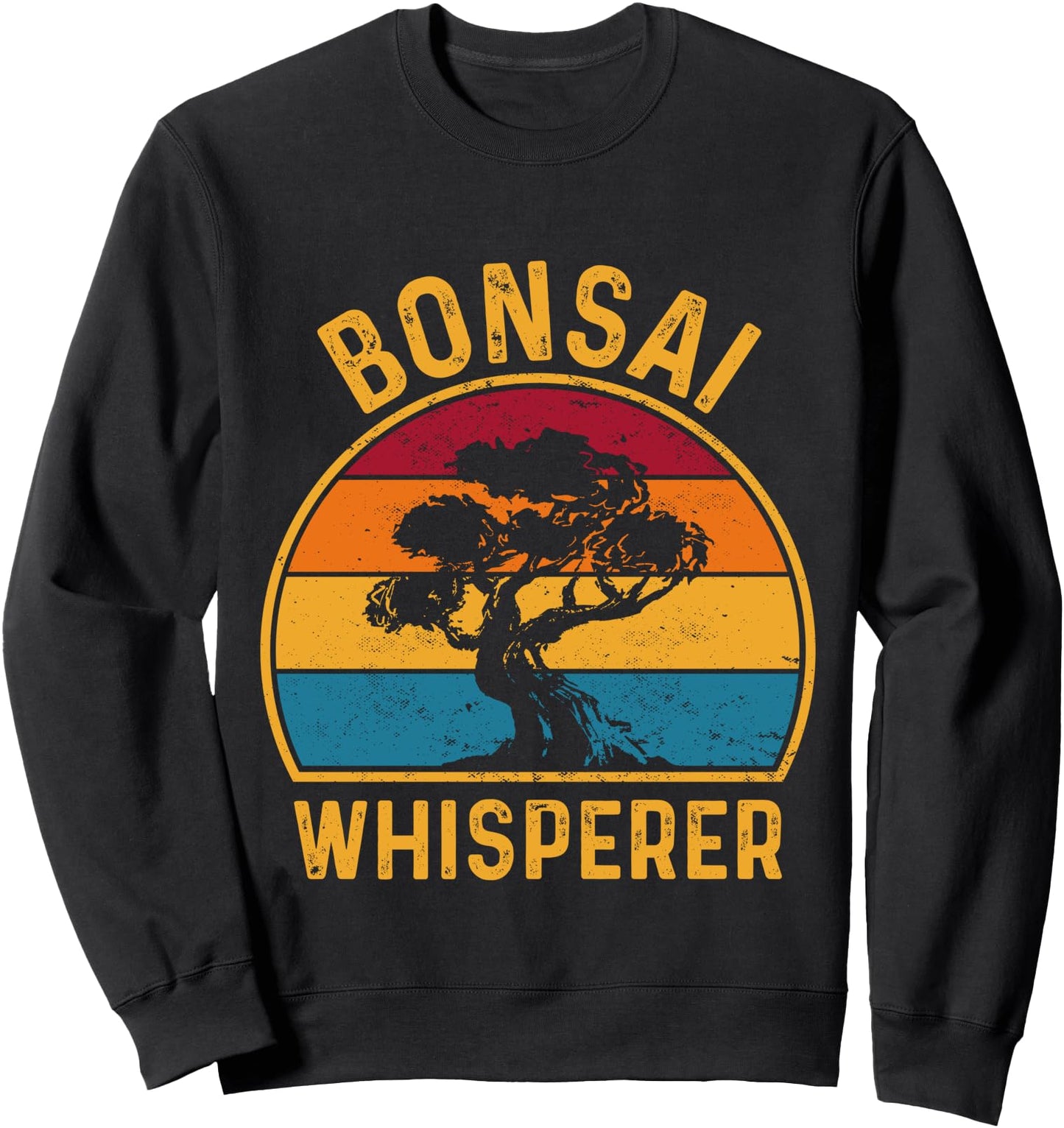 Bonsai Whisperer Retro Vintage Bonsai Tree Japanese Sweatshirt