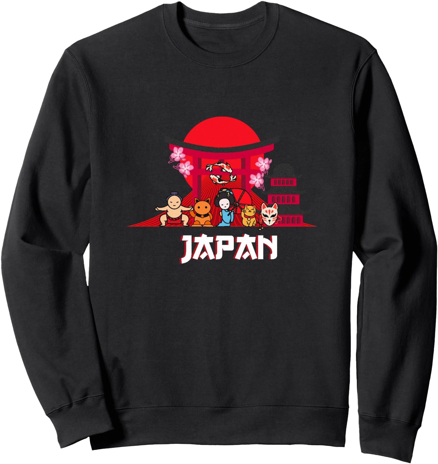 I love Japan Japanese Aesthetic Japanese Art Sweatshirt