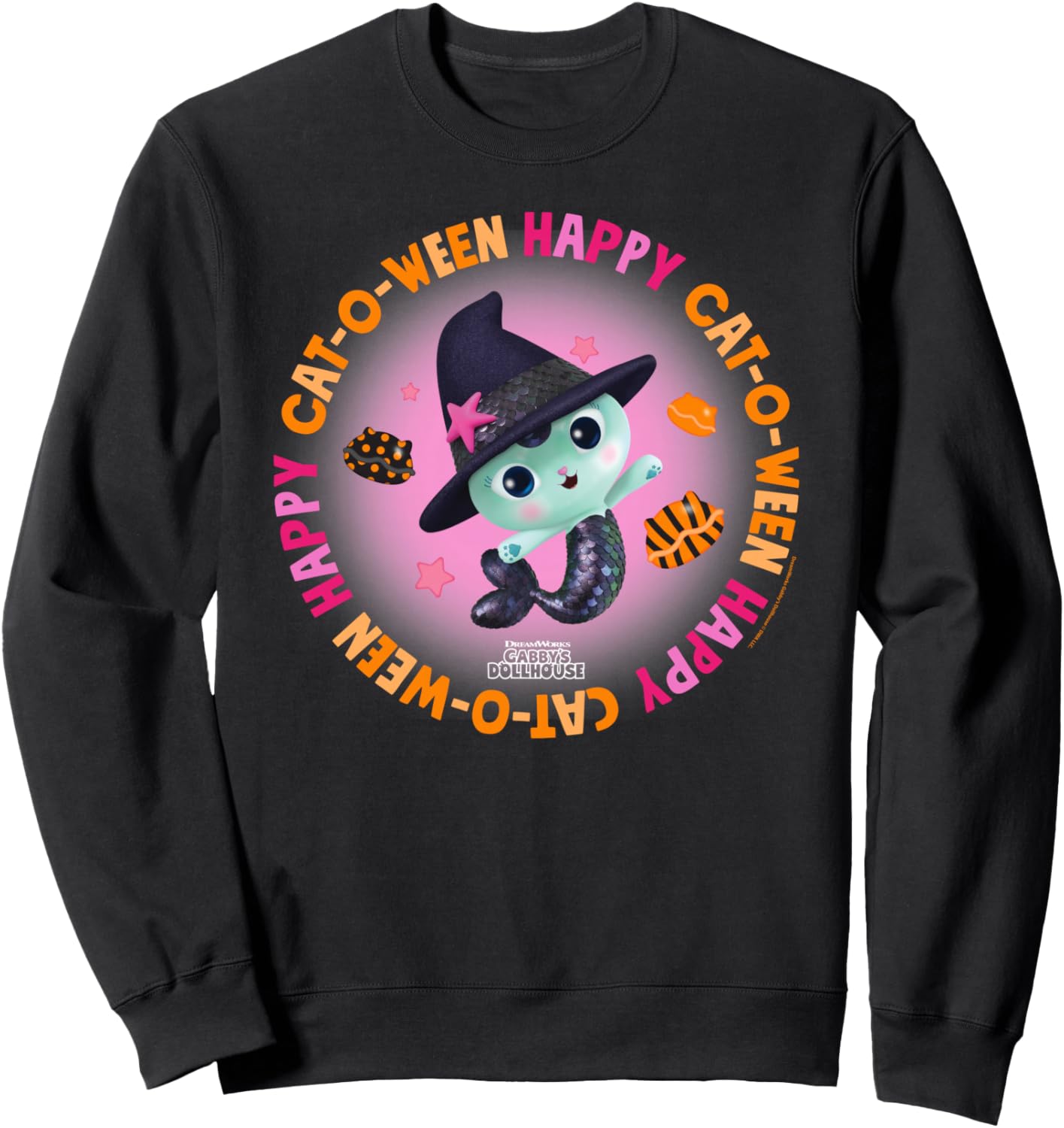 DreamWorks Gabby\u2019s Dollhouse Happy Cat-O-Ween Mercat Sweatshirt