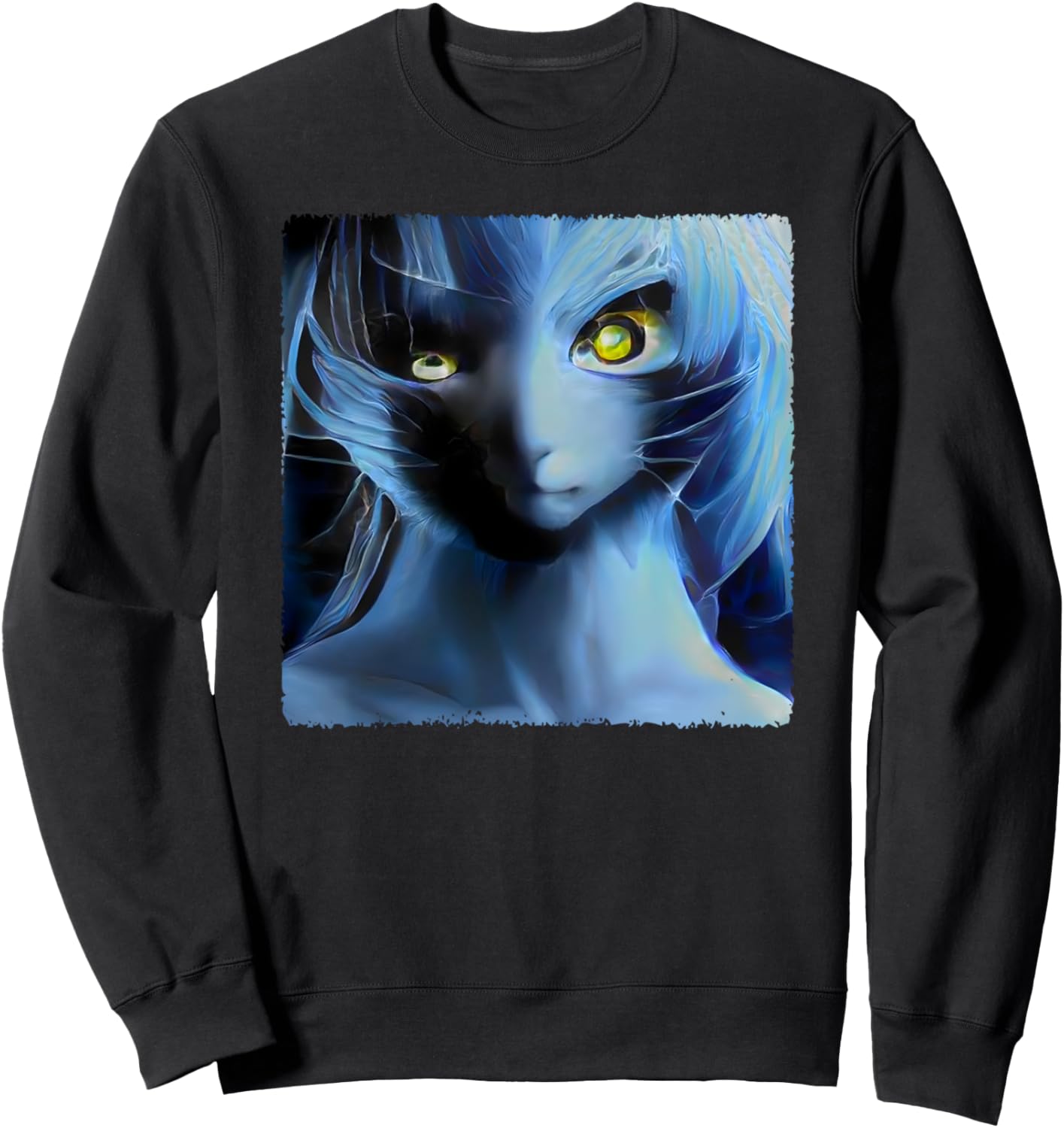 Kawaii Catgirl Feline Cat Girl Japan Manga Anime Lover Sweatshirt