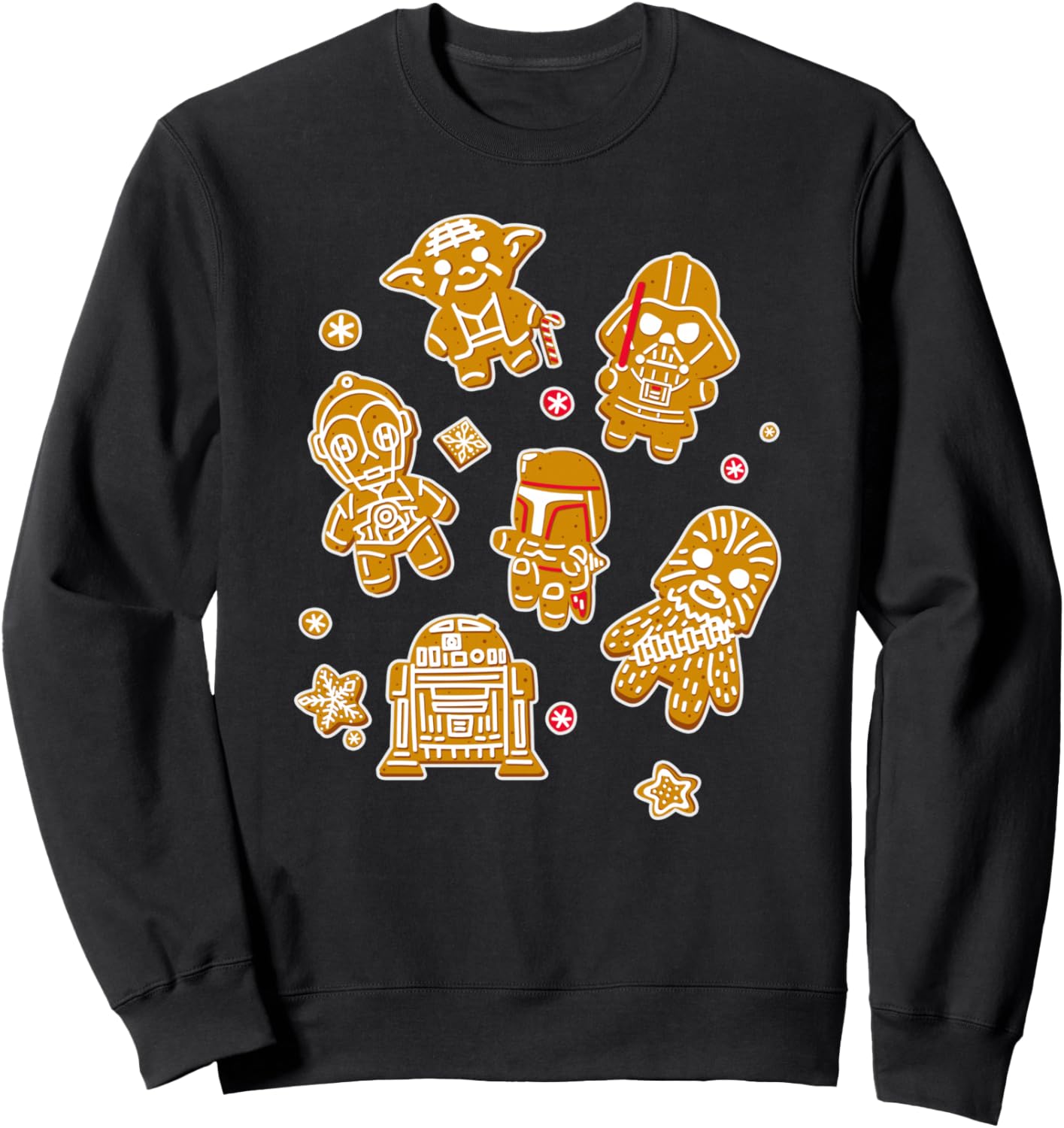 Star Wars Christmas Sweet Ginger Bread Seasonal Cookies Sweatshirt