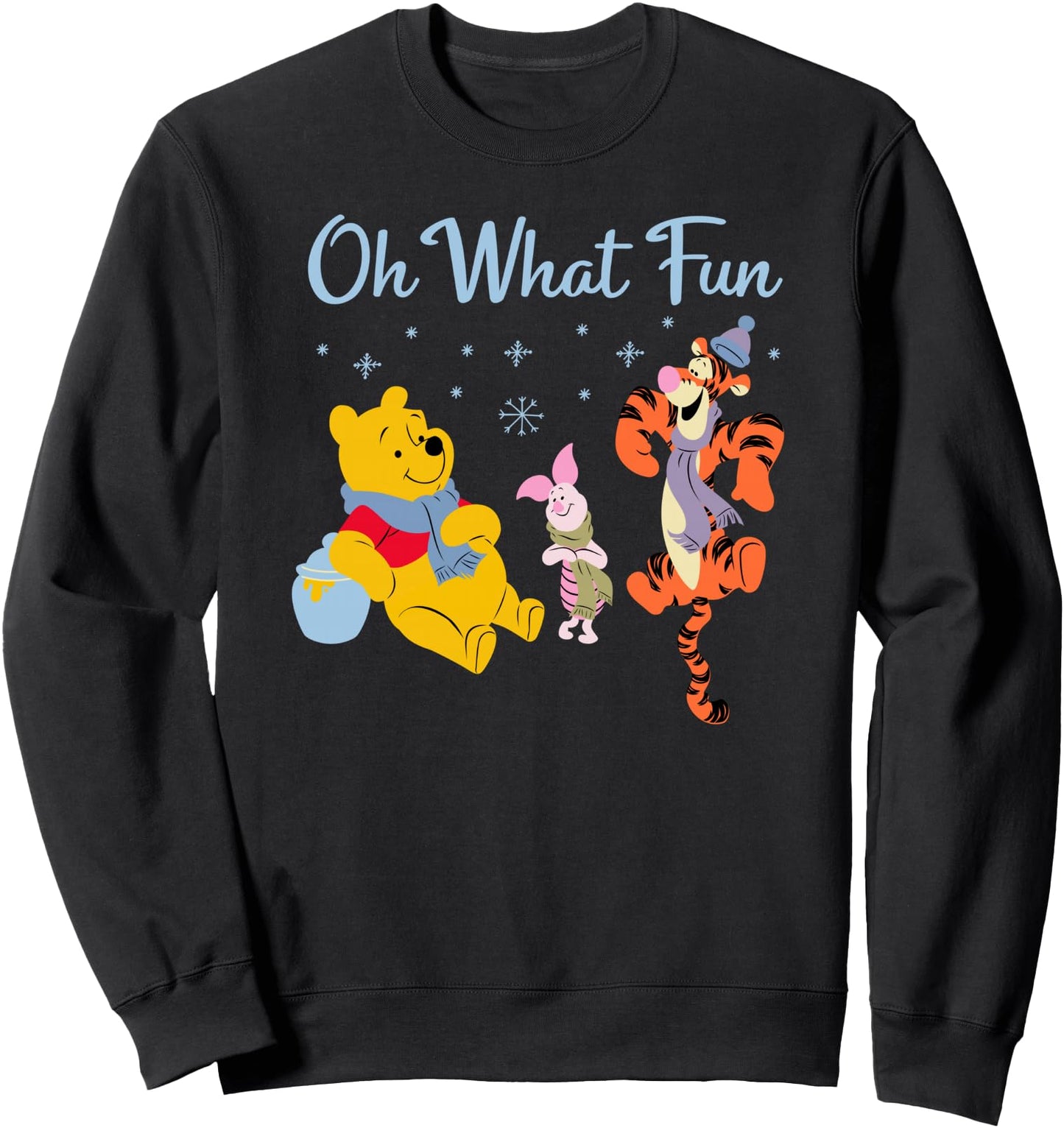 Disney Winnie the Pooh Christmas Oh What Fun Friendship Time Sweatshirt