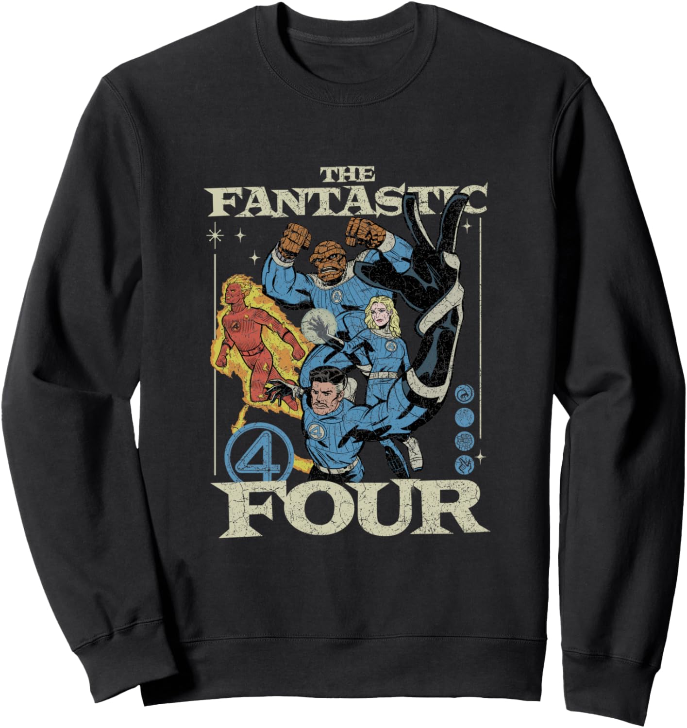 Marvel The Fantastic Four: First Steps Comic Retro Cover Sweatshirt