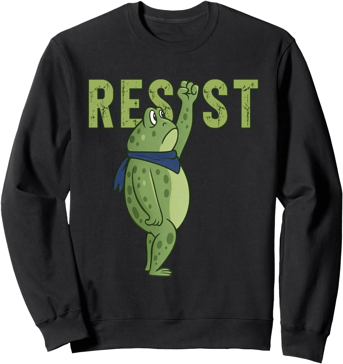 Frog Resist Portland Frog Protest - Portland Frog Activist Sweatshirt