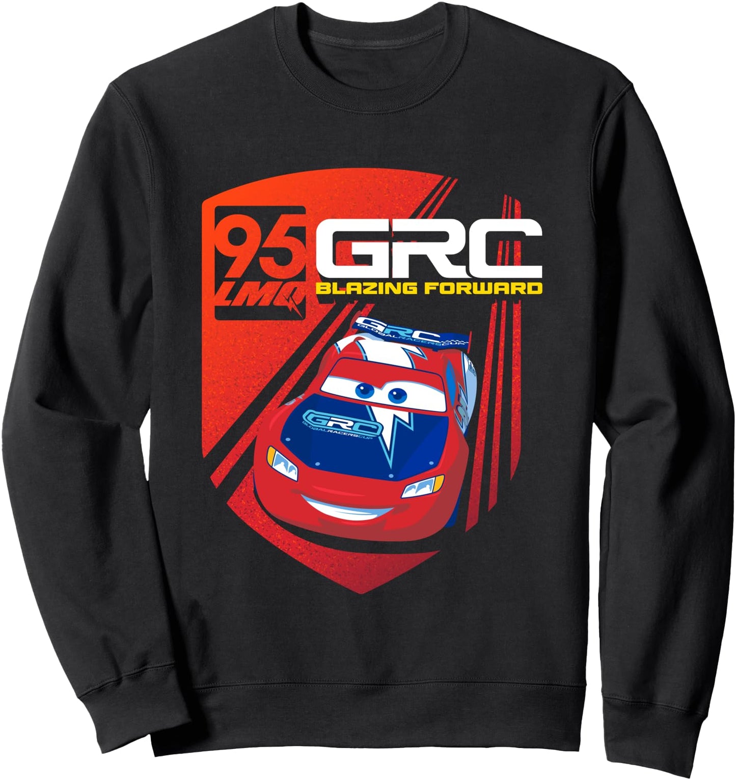 Disney Pixar Cars 3 GRC Blazing Forward Lightning McQueen Sweatshirt