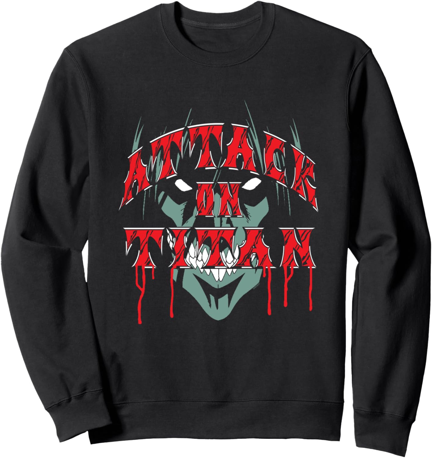 Attack on Titan Season 4 Eren with Bloody Logo AOT Anime Sweatshirt