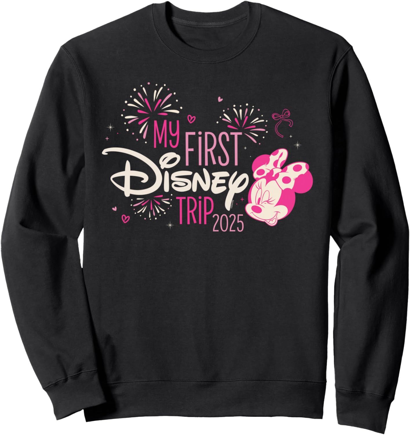 Disney My First Disney Trip 2025 Minnie Family Vacation Sweatshirt