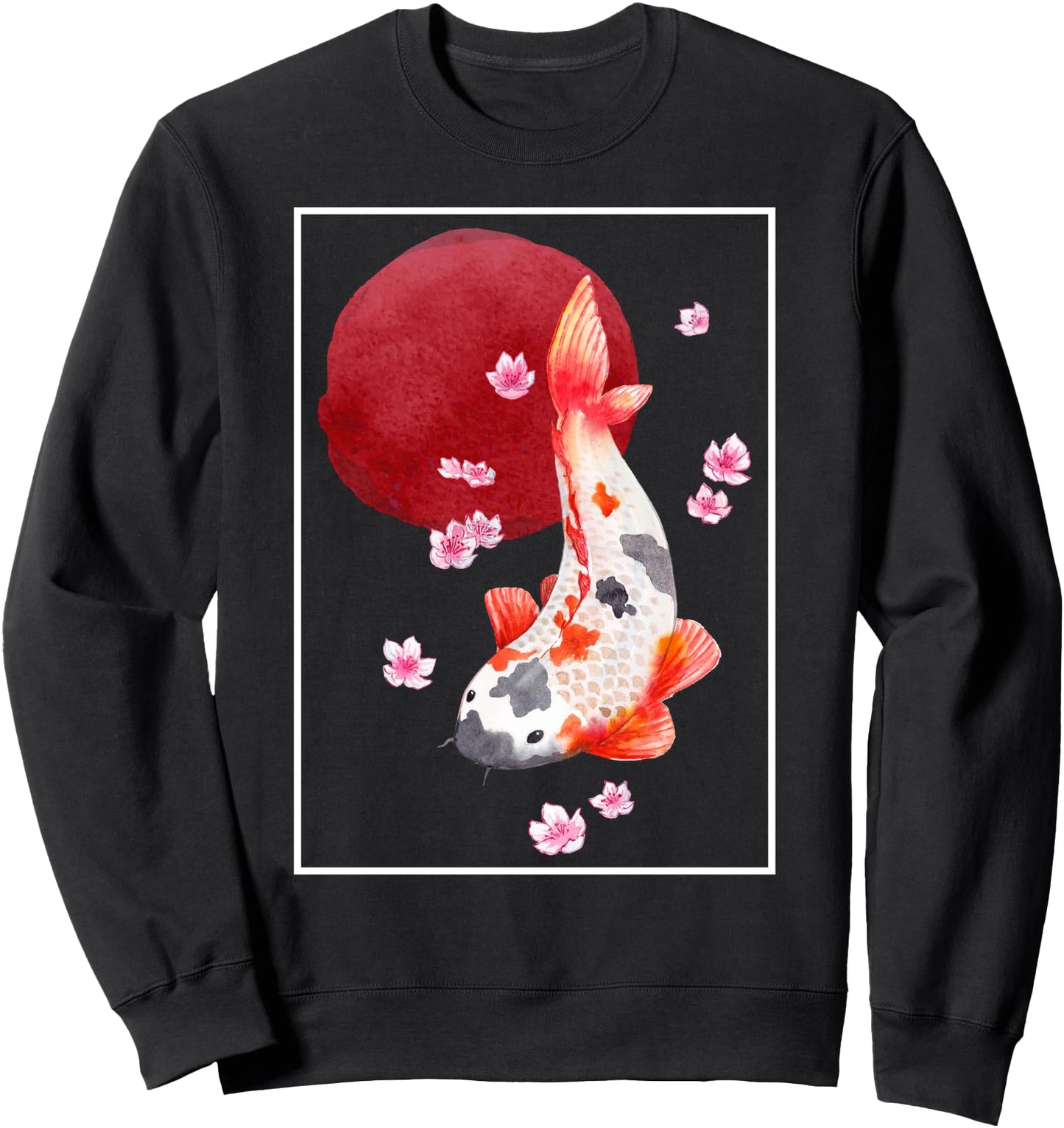 TRADITIONAL JAPANESE DESIGN WITH KOI FISH Sweatshirt