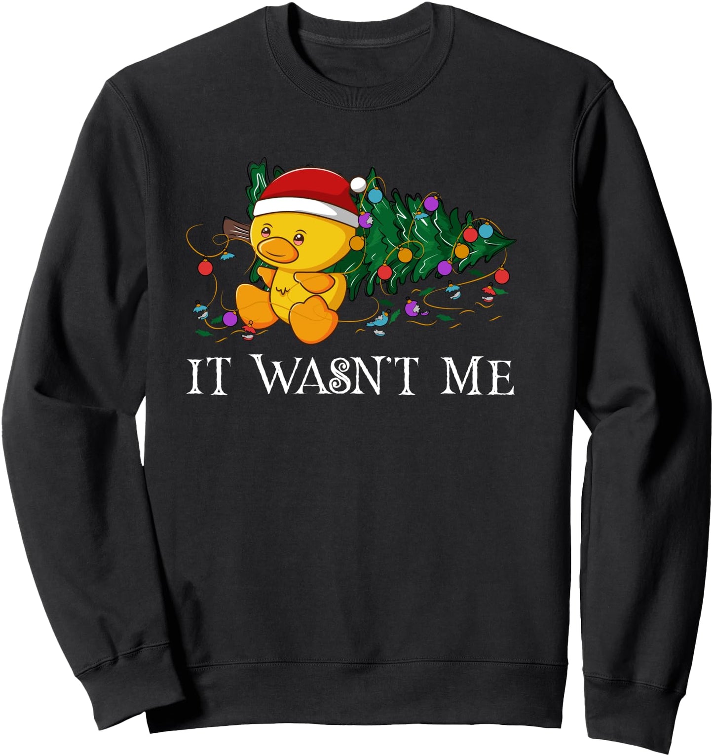 Xmas Rubber Duck Christmas Sweatshirt